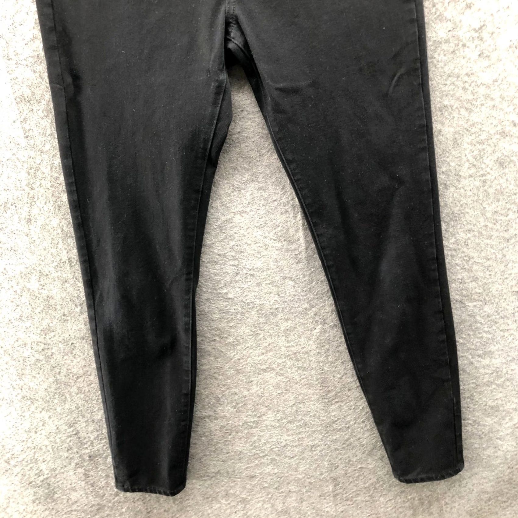 Uniqlo Uniqlo Jeans High Rise Ultra Stretch Ankle Jeans Womens 26 Black Skinny Size 42" / US 20 - 4 Thumbnail