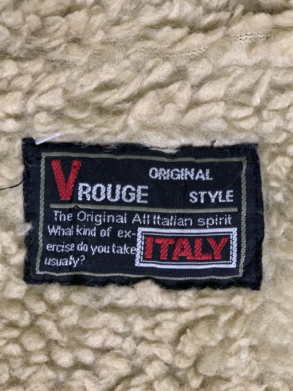 Other Rare Design V Rouge Italy Sherpa Hoodie Size M / US 6-8 / IT 42-44 - 4 Thumbnail
