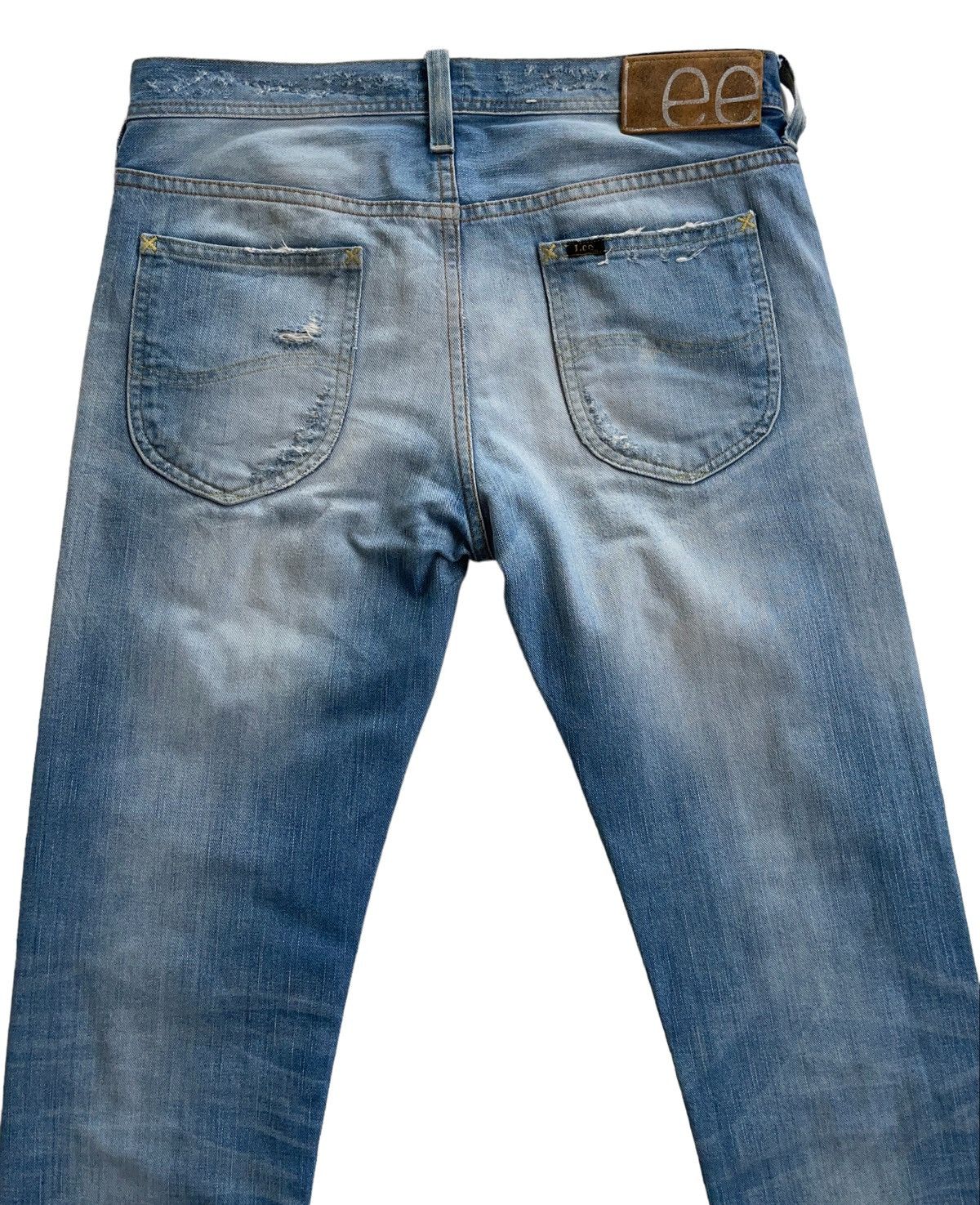 Lee Vintage Lee 101 Men Tapered Distressed Denim Size US 33 - 8 Thumbnail