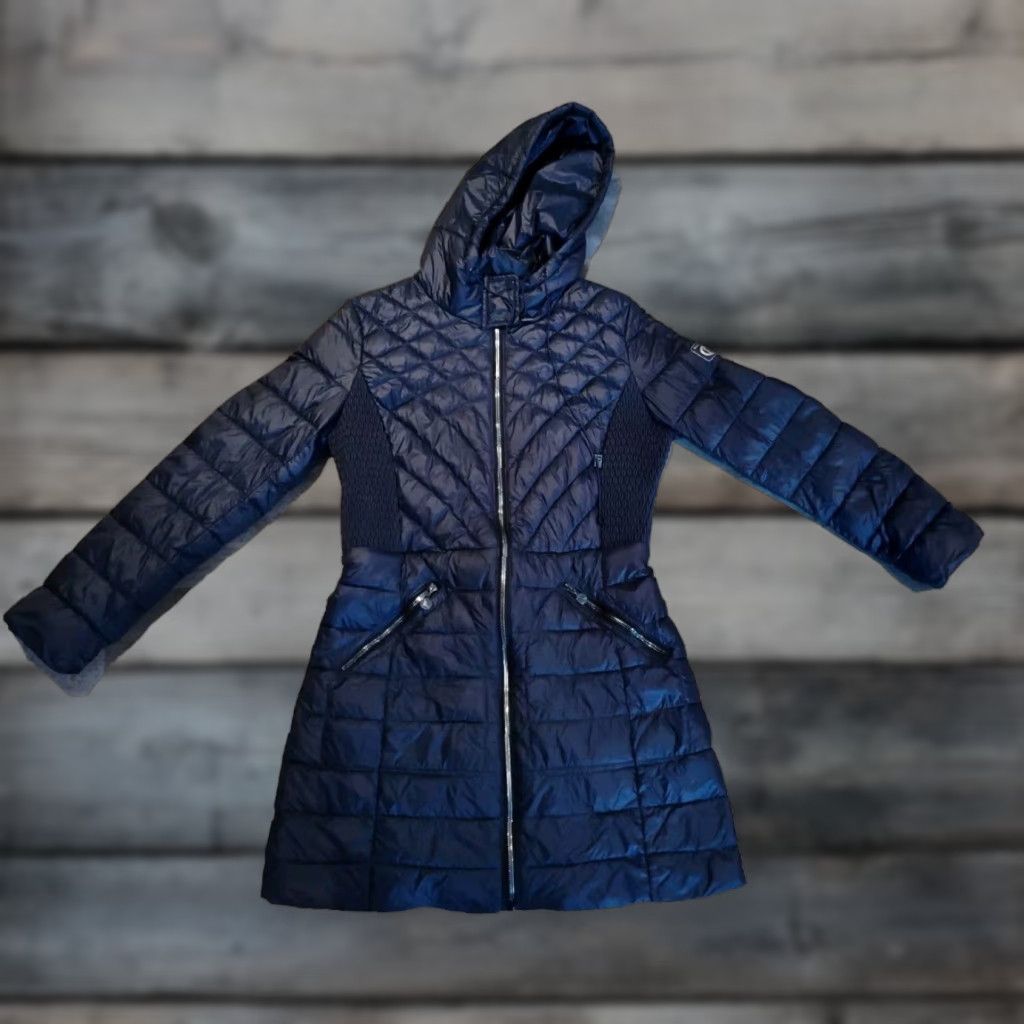 Vintage Bernardo Women's Classic Primaloft Packable Quilted Puffer Hooded Long Jacket M Size M / US 6-8 / IT 42-44 - 1 Thumbnail