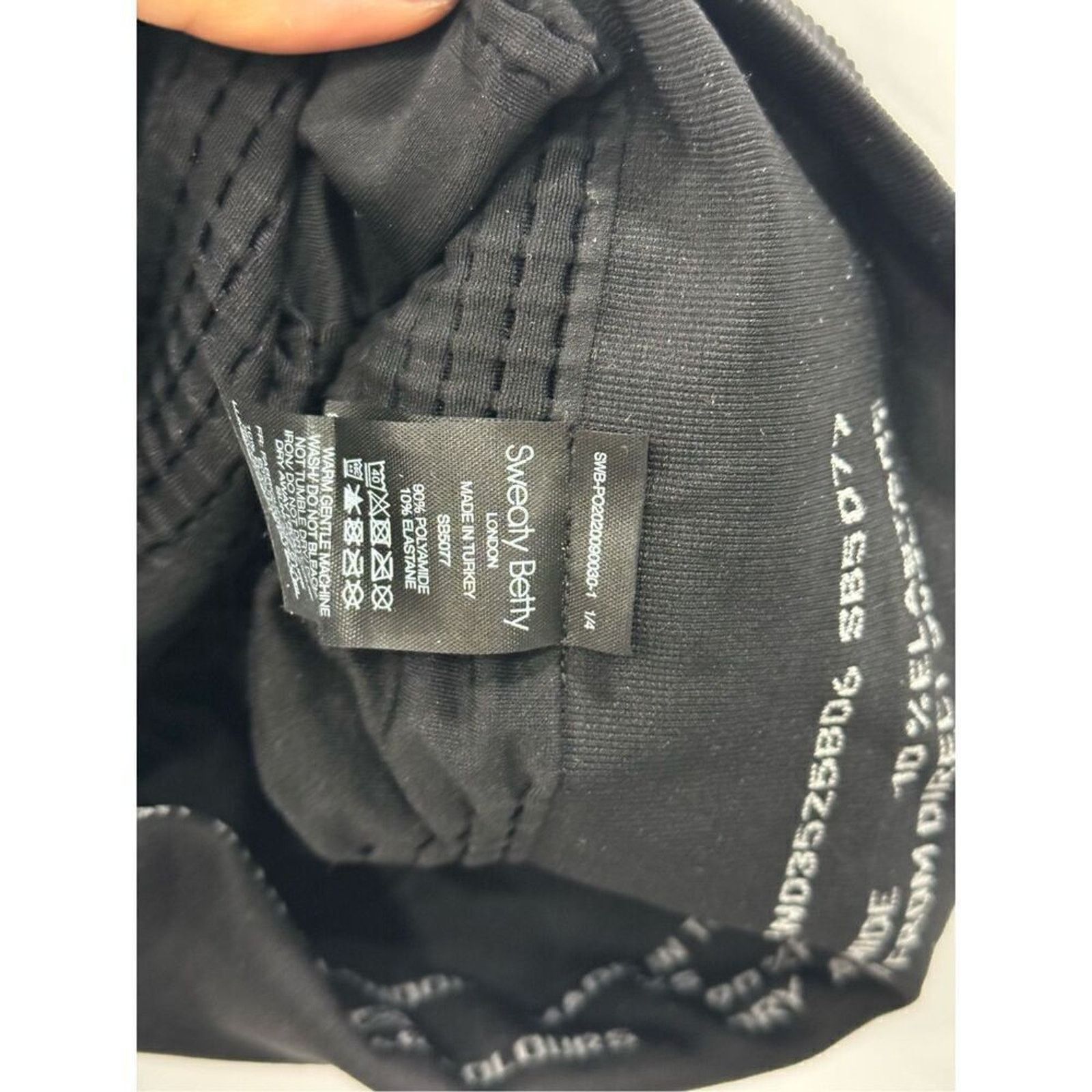 Sweaty Betty Sweaty Betty Black Sports Bra | Sz XS Size ONE SIZE - 4 Thumbnail