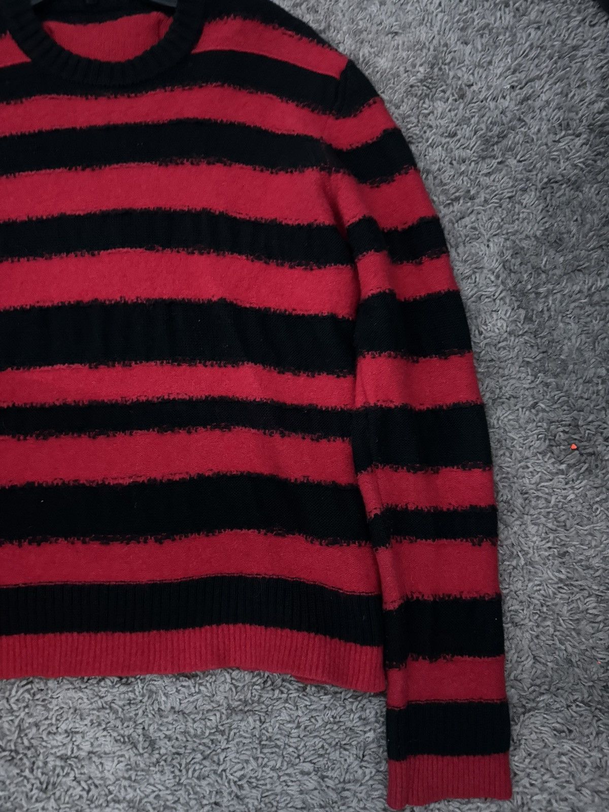 Diesel red and black stripped diesel sweater Size US S / EU 44-46 / 1 - 3 Thumbnail