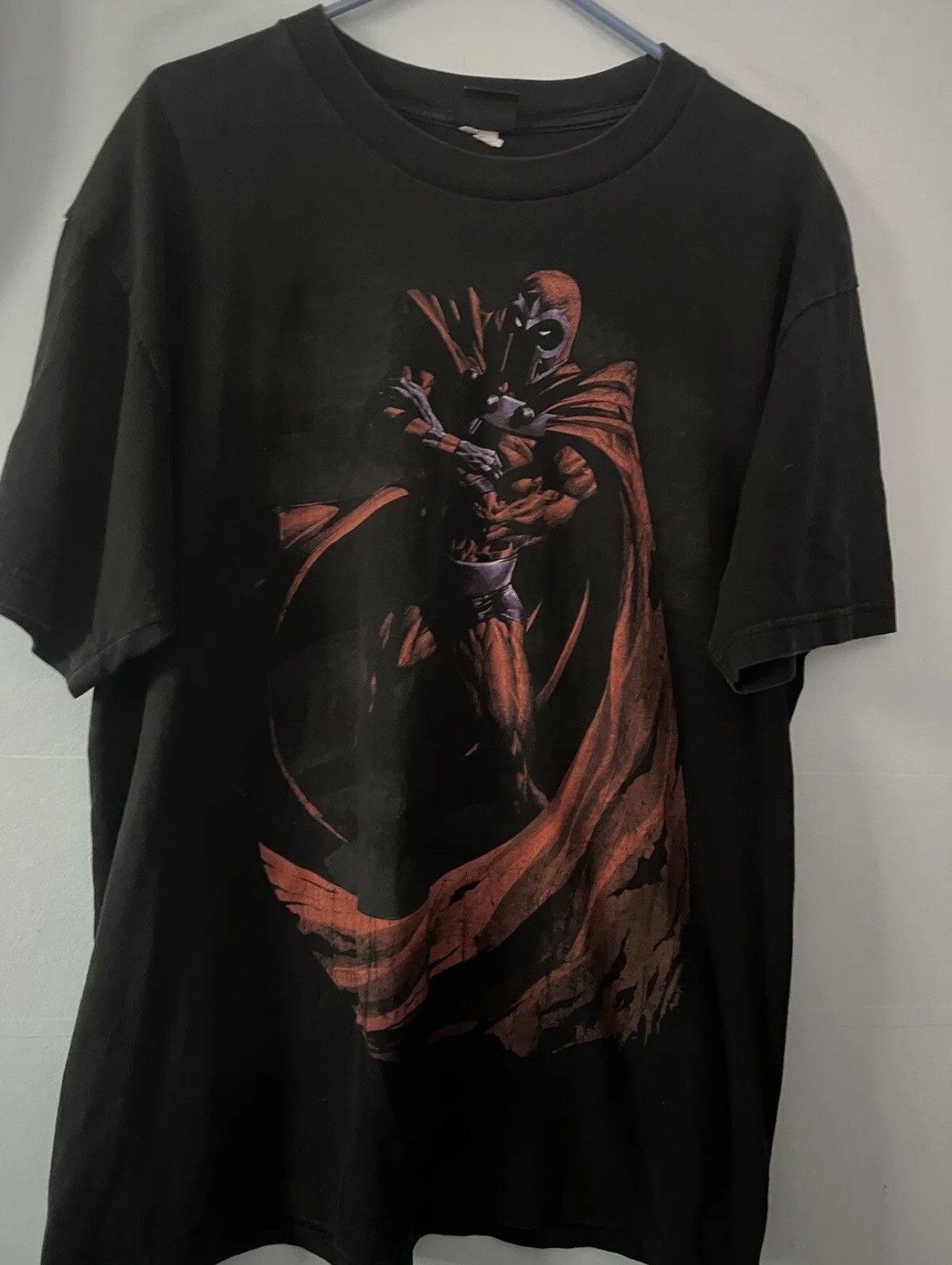 Image of Marvel Comics x Vintage Marvel Magneto Tee in Black, Men's (Size XL)