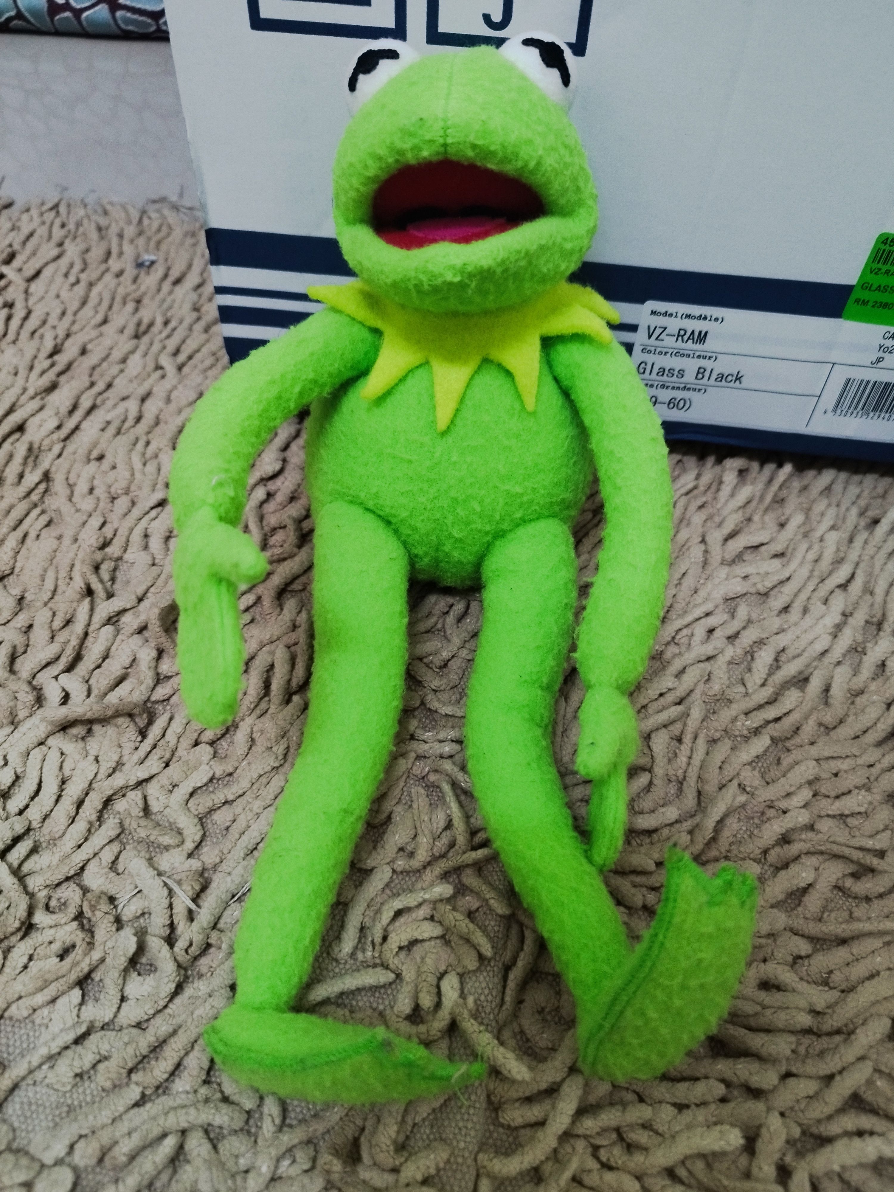 Vintage Vintage Muppets Kermit the Frog Plush Doll Toys Size ONE SIZE - 4 Thumbnail