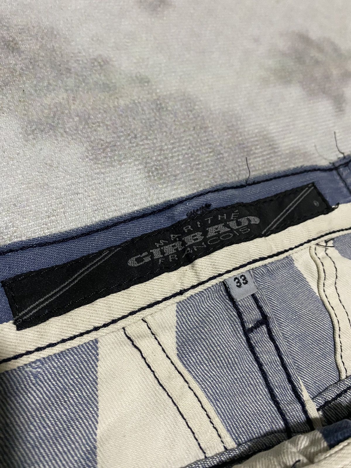 Art Comes First × Marithe + Francois Girbaud × Vintage Vtg 90’s MFG Striped Pattern Baggy Size US 33 - 8 Thumbnail