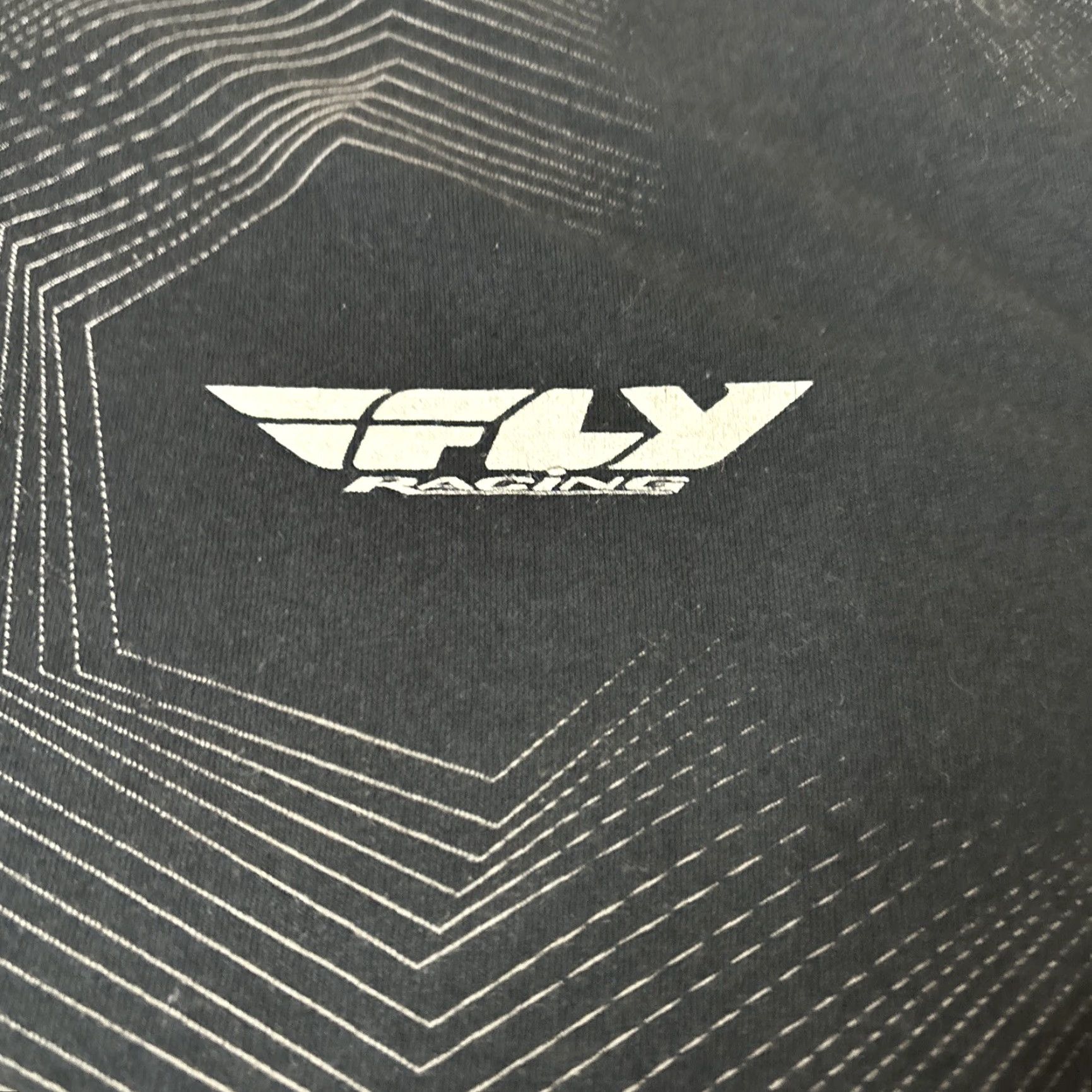 Vintage Fly Racing T-Shirt Men Large Black Geometric Pattern L Modern Shirt Mens Regular Size Black Geometric Fly Racing T-Shirt L Mens Size US L / EU 52-54 / 3 - 3 Thumbnail