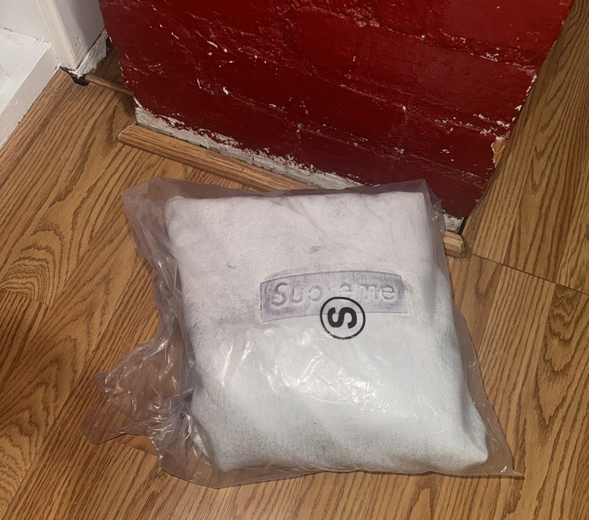 Maison Margiela × Supreme MM6 Maison Margiela Foil Box Logo Hooded Sweatshirt Size US S / EU 44-46 / 1 - 2 Thumbnail
