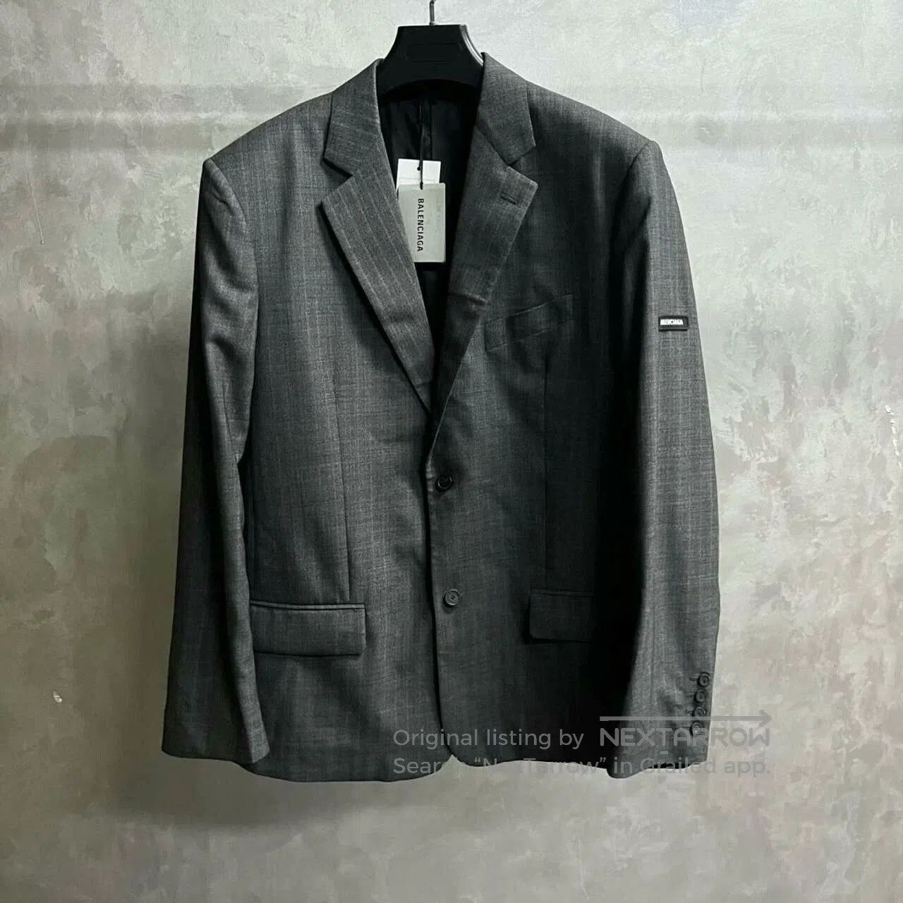 Balenciaga Balenciaga Dark Gray Logo V. Size US S / EU 44-46 / 1 - 1 Thumbnail