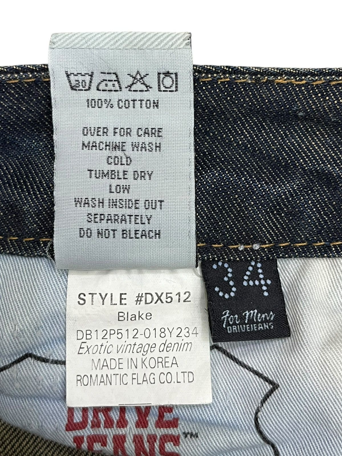 Draggin Jeans Drive Jeans Blake Exotic Vintage Denim Mudwash Clawmark Size US 34 / EU 50 - 10 Thumbnail