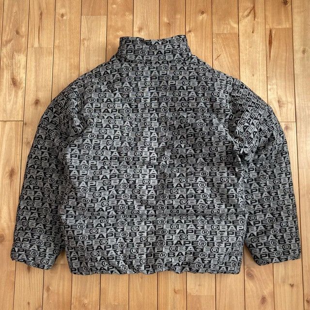 Bape BAPE FACE LOGO Monogram Puffer Down Jacket a bathing ape Size US M / EU 48-50 / 2 - 4 Thumbnail