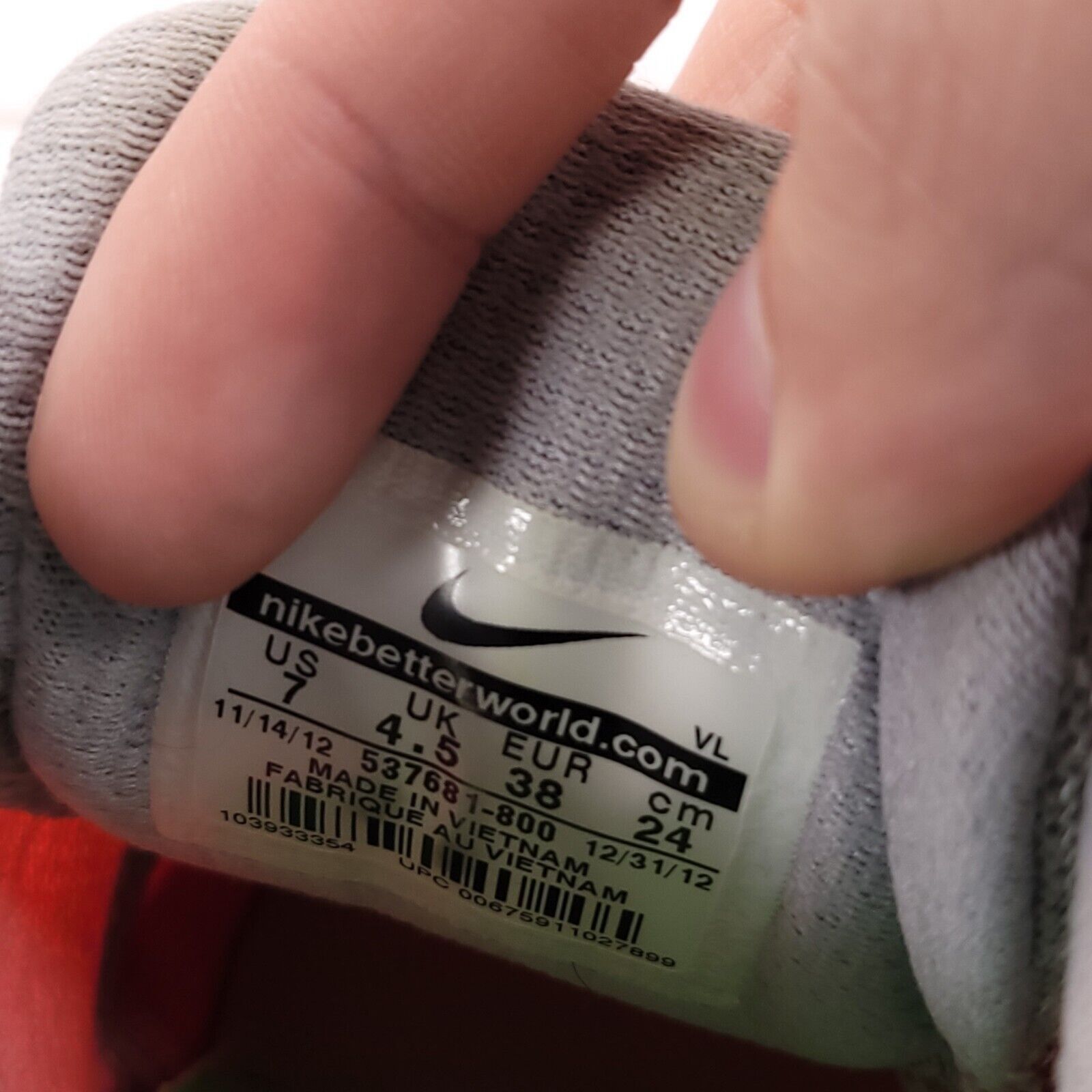 Nike Nike Anodyne DS Shoe Womens Size 7 537681-800 Orange Silver Size US 7 / IT 37 - 9 Thumbnail