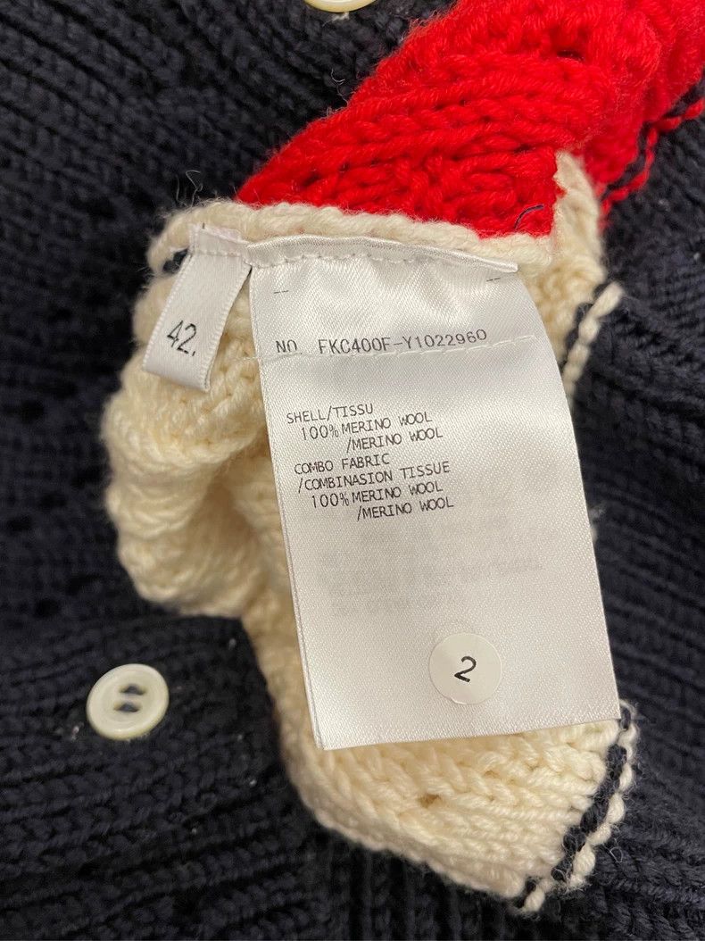 Thom Browne Thom browne Red and white color block four-striped wool car Size M / US 6-8 / IT 42-44 - 6 Thumbnail