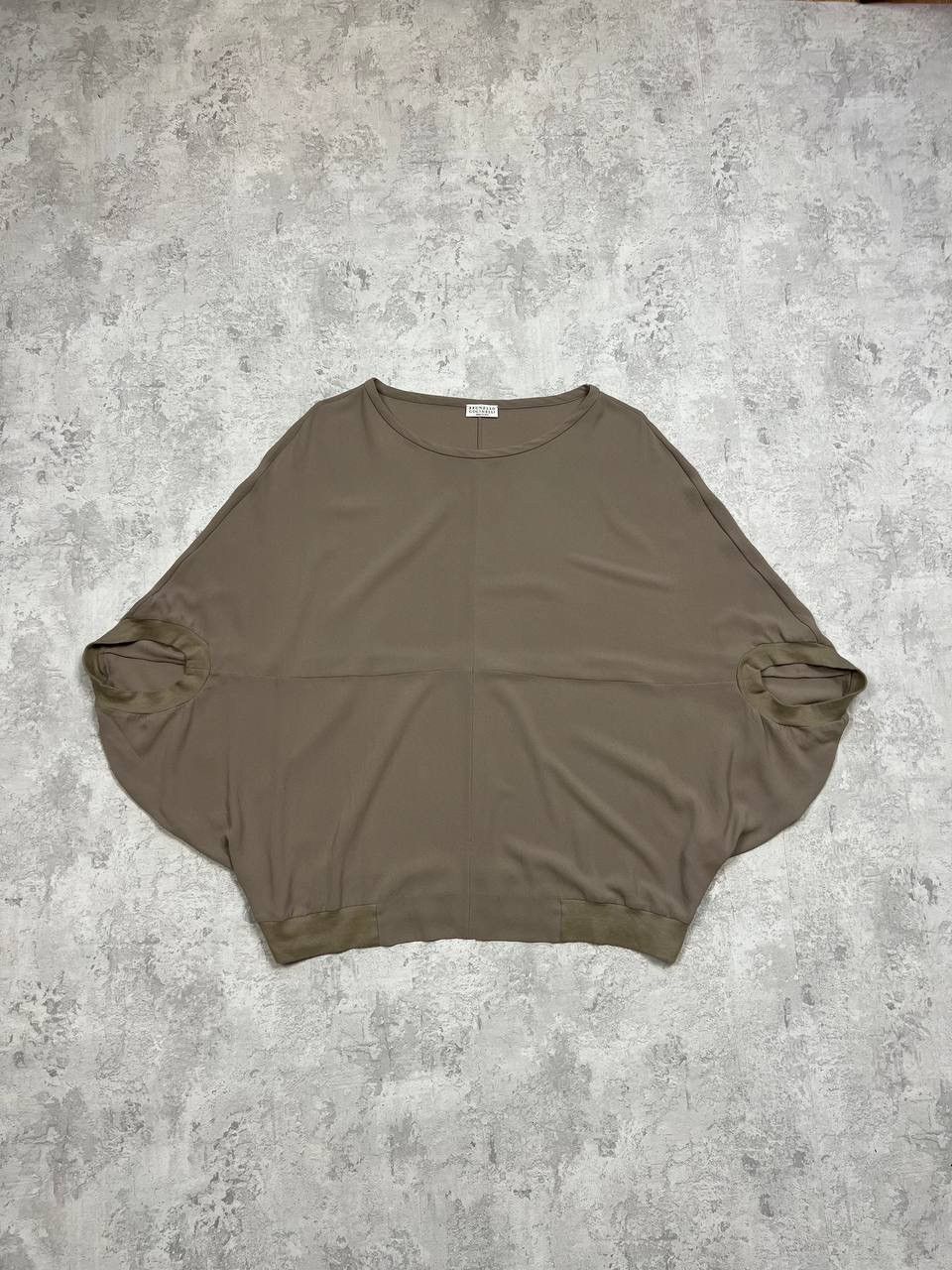 Brunello Cucinelli RARE Brunello Cucinelli Beige oversize shirt Size XL / US 12-14 / IT 48-50 - 1 Thumbnail