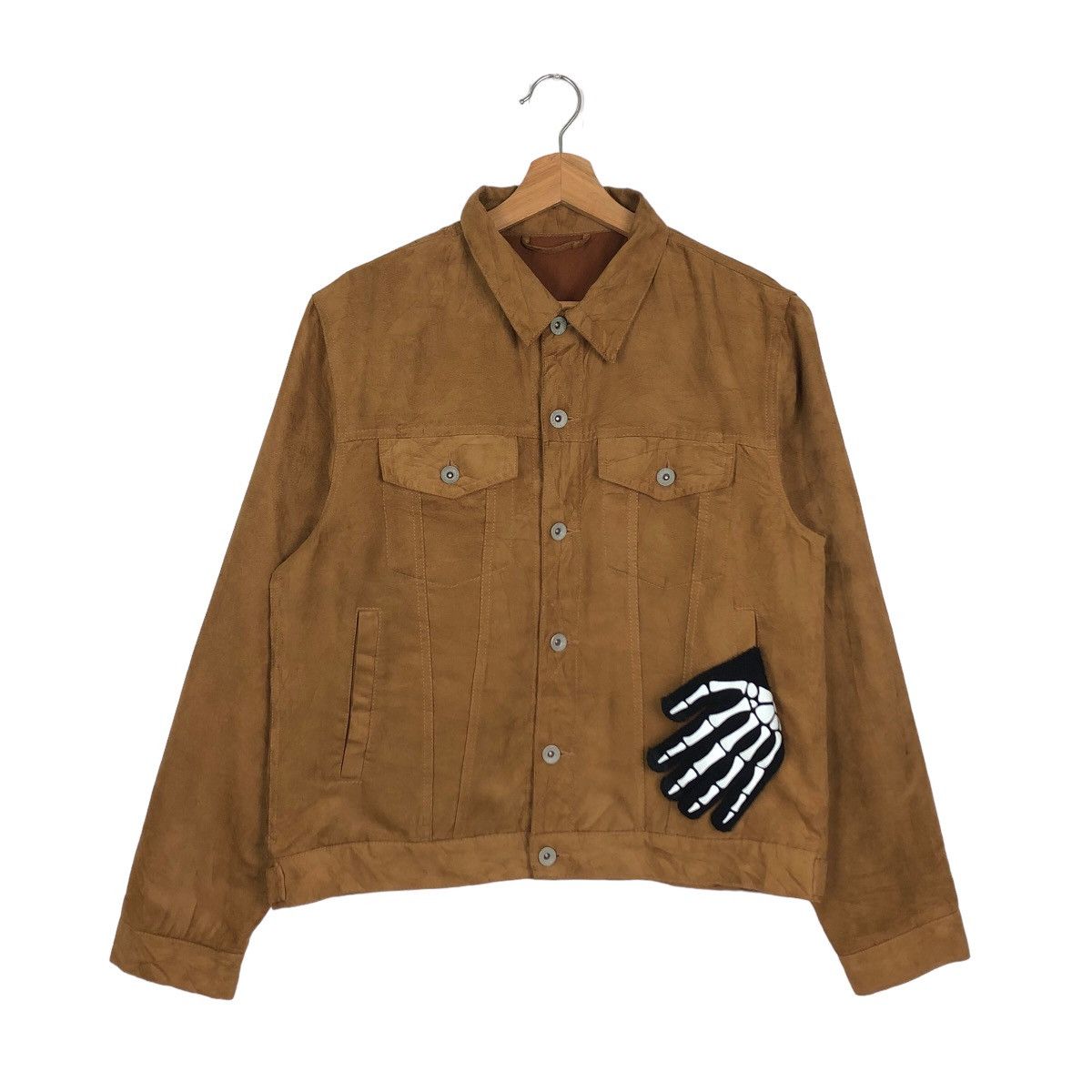 Japanese Brand 🔥VINTAGE SUEDE LEATHER CROPPED JACKET GU JAPAN ISSEY MIYAKE Size US L / EU 52-54 / 3 - 1 Thumbnail