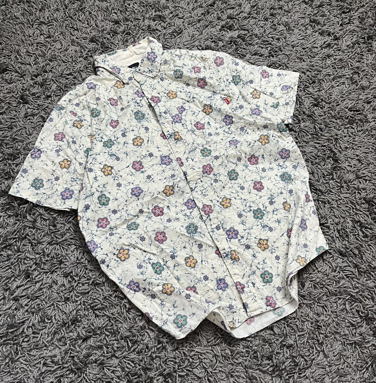 Stussy Stüssy Multi-Color Floral Print Short Sleeve Shirt Size US S / EU 44-46 / 1 - 1 Thumbnail