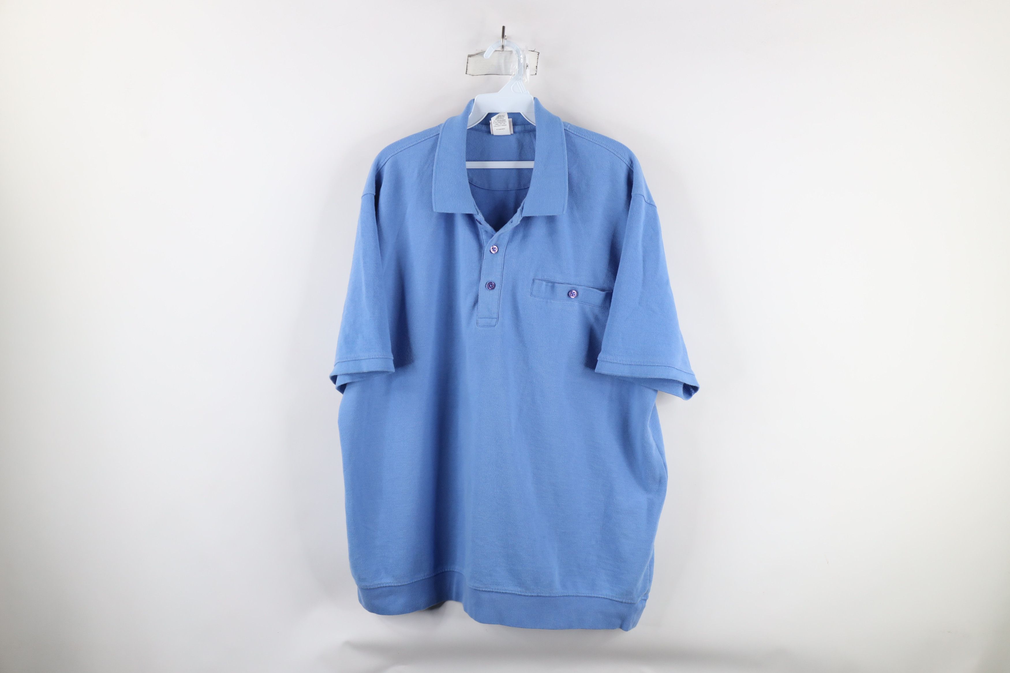 Vintage Vintage 90s Streetwear Knit Collared Pullover Polo Shirt Size US XL / EU 56 / 4 - 1 Thumbnail