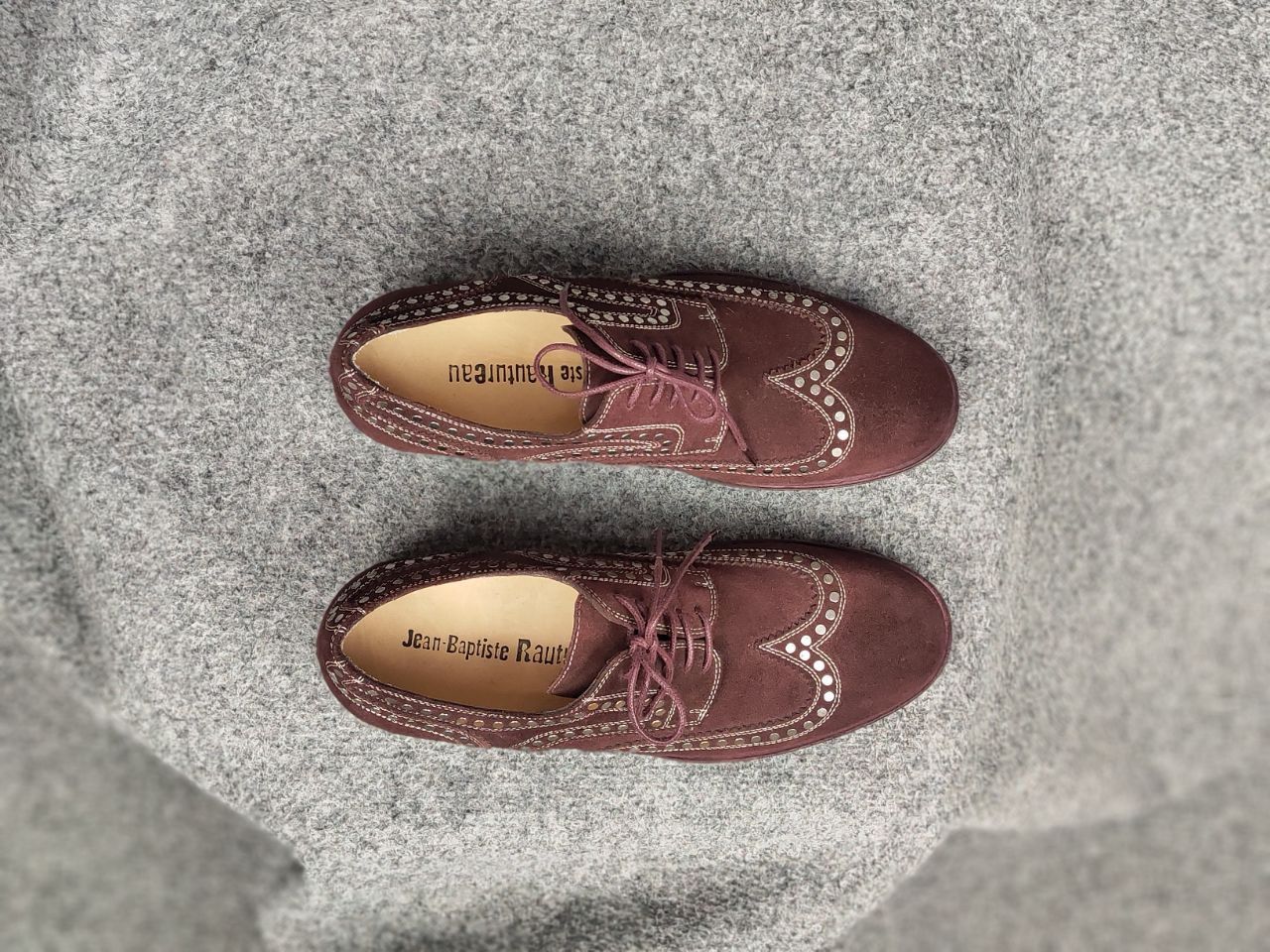 Jean Baptiste Rautureau Rare Jean Baptiste Rautureau suede leather Brogues Shoes Size US 7 / EU 40 - 3 Thumbnail