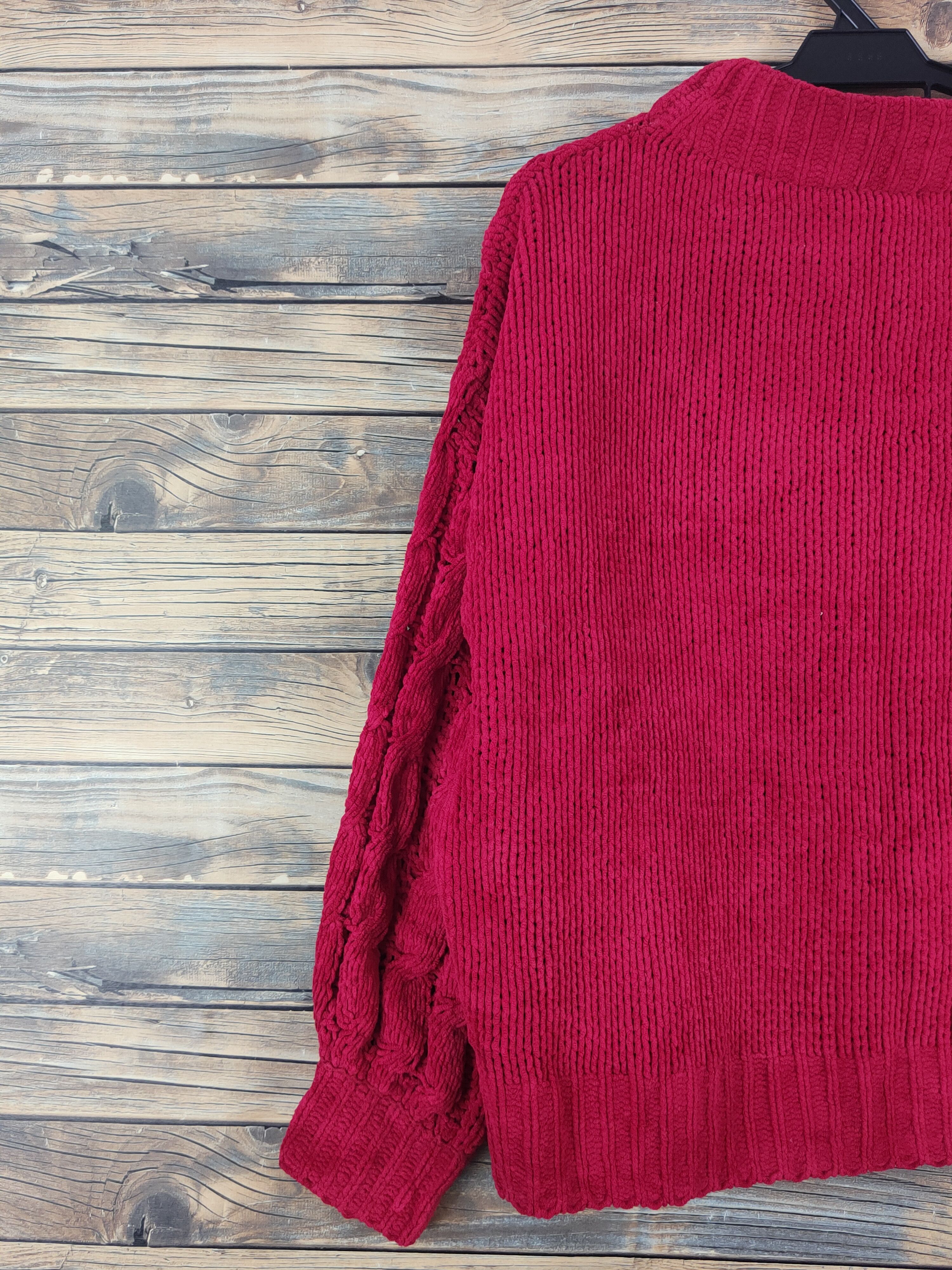 Aran Isles Knitwear GU Red japan Knitwear sweatshirt #W1102 Size US M / EU 48-50 / 2 - 8 Thumbnail