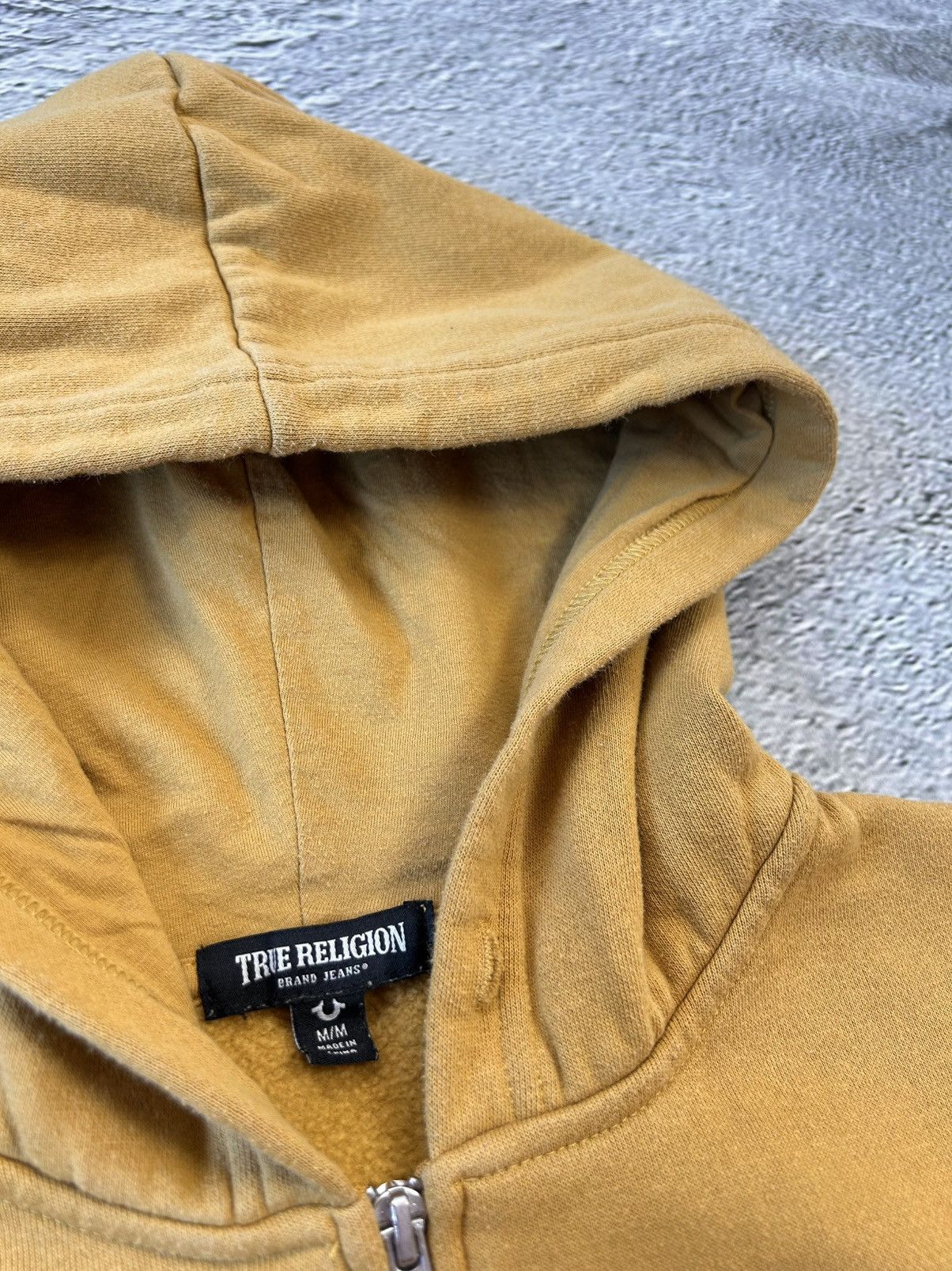 True Religion × Vintage True Religion vintage orange zip hoodie big logo Y2K Size US XS / EU 42 / 0 - 3 Thumbnail