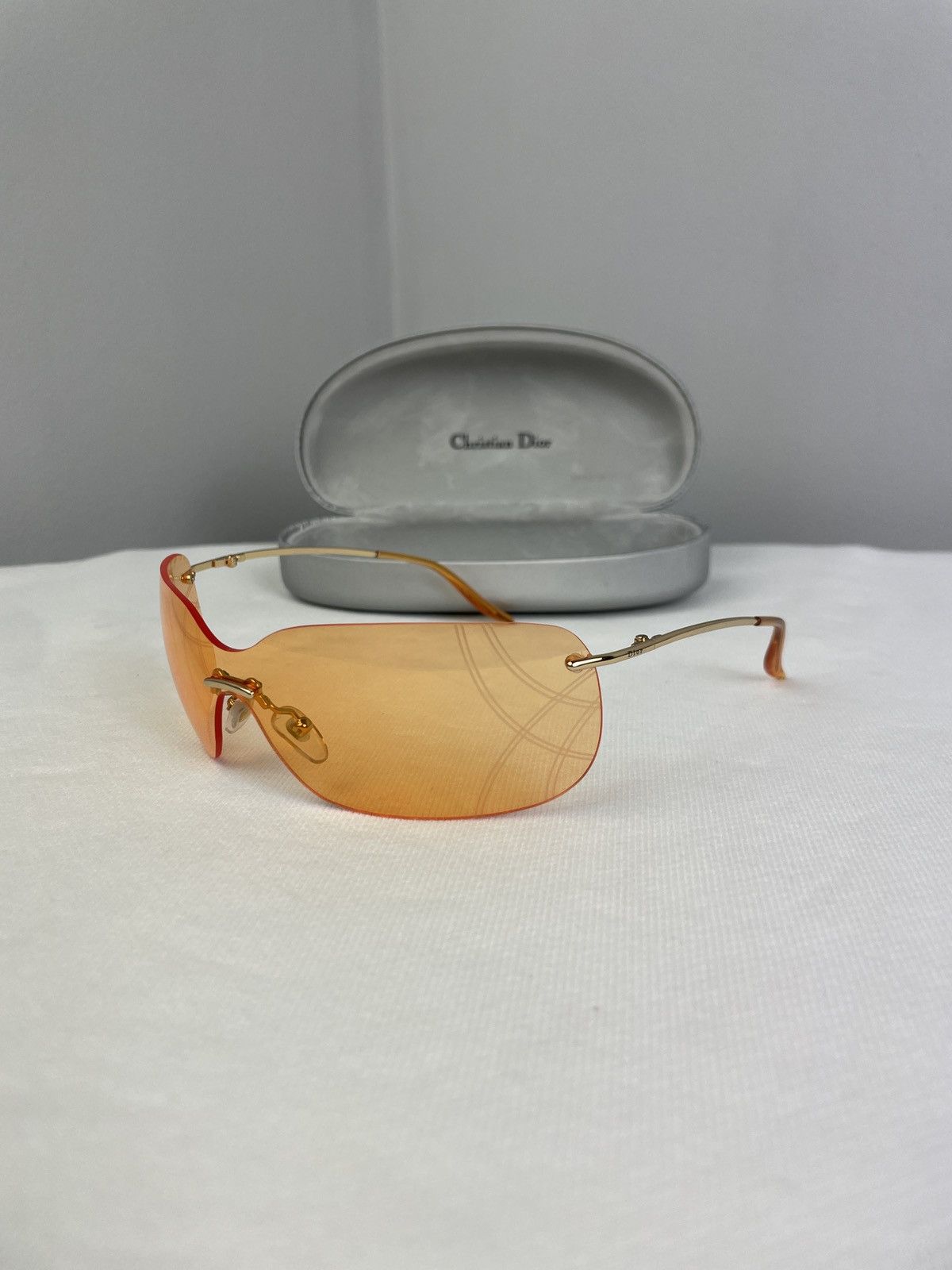 Christian Dior Monsieur Vintage Y2K Christian Dior Bowling Sunglasses With Case Size ONE SIZE - 2 Thumbnail