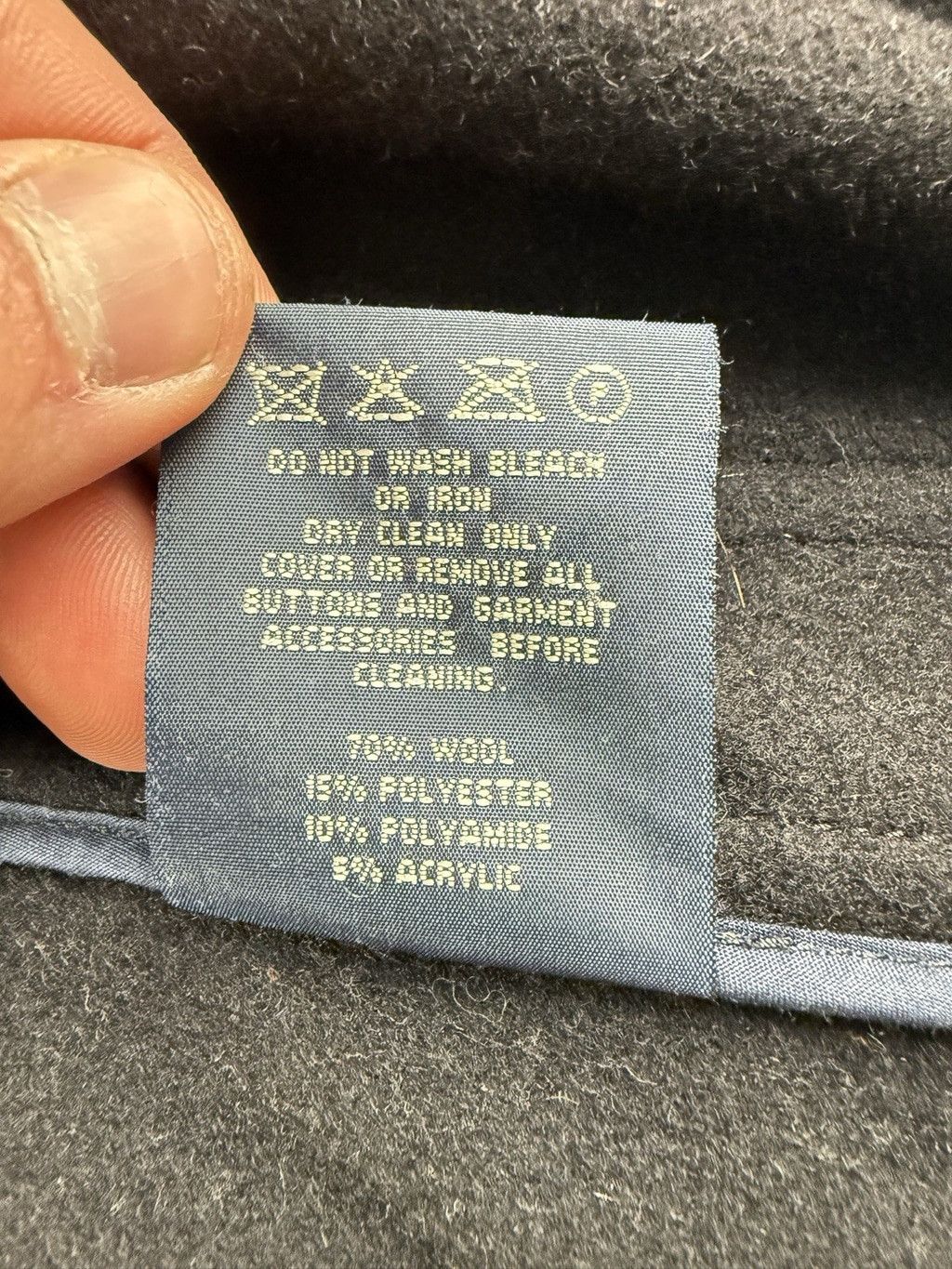 Left Field Nyc Left Field NYC Men's Size 38 Black Wool Duffle Coat Size US M / EU 48-50 / 2 - 11 Thumbnail