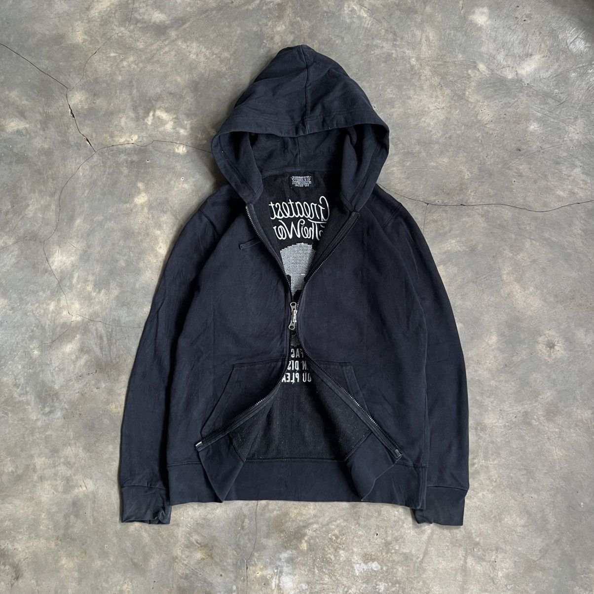 Hysteric Glamour 2000s Stooge & Co Vkei Style Skeleton Zip Hoodie Size US M / EU 48-50 / 2 - 2 Thumbnail