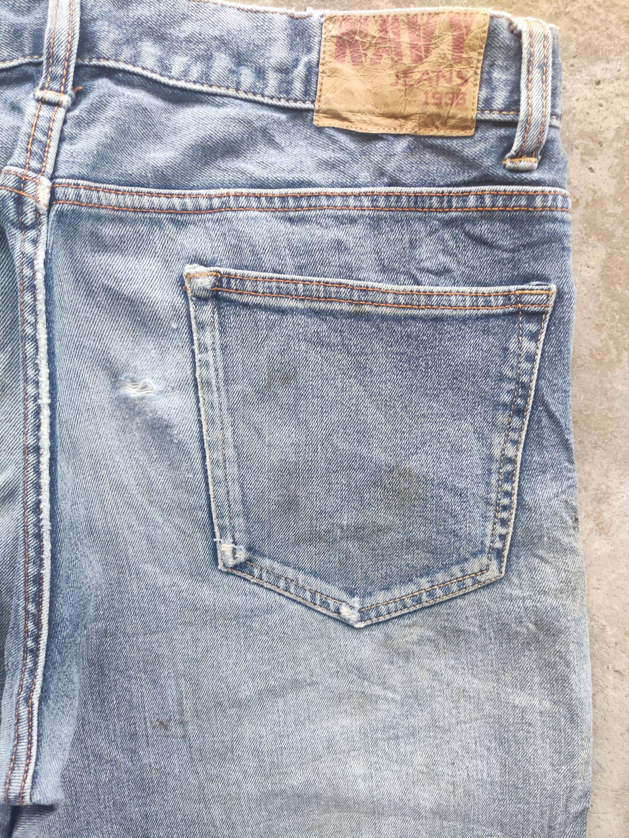 Japanese Brand Vintage Japanese Brand Buggy Jeans Faded Ripped Pants Size US 34 / EU 50 - 11 Thumbnail
