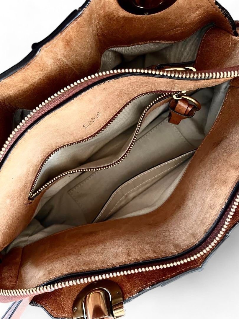 Chloé - Eloise vintage brown leather handbag shoulder bag