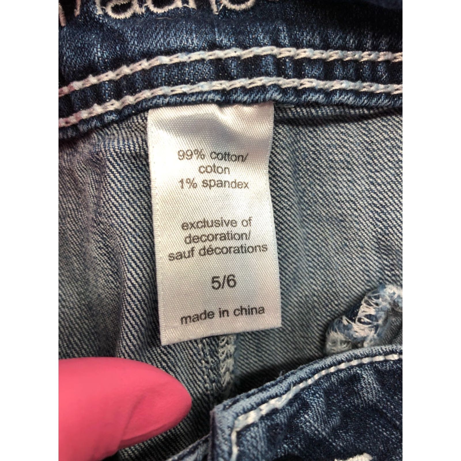Vintage Maurices Boyfriend Shorts Juniors Womens Size 5/6 Medium Wash Blue Denim 5-Pocket Rise Mid Casual Boys? Size 27" / US 4 / IT 40 - 6 Thumbnail
