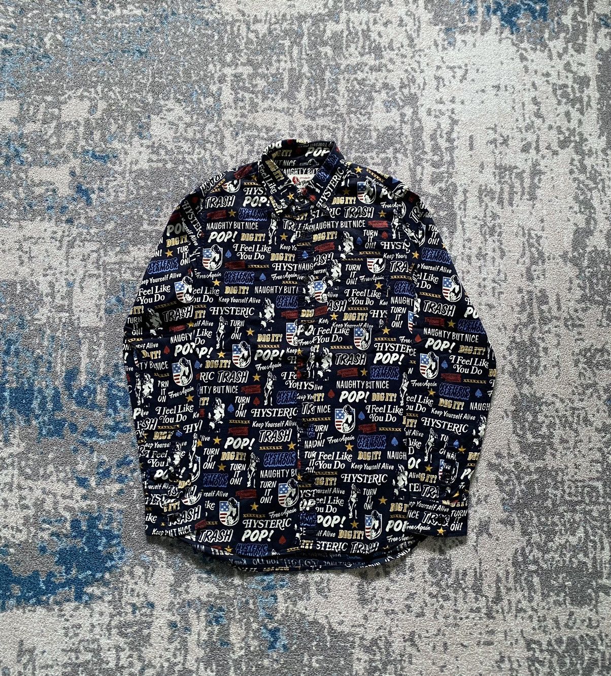 Hysteric Glamour × Japanese Brand Vintage Hysteric Glamour Button Down Shirt Size US S / EU 44-46 / 1 - 1 Thumbnail