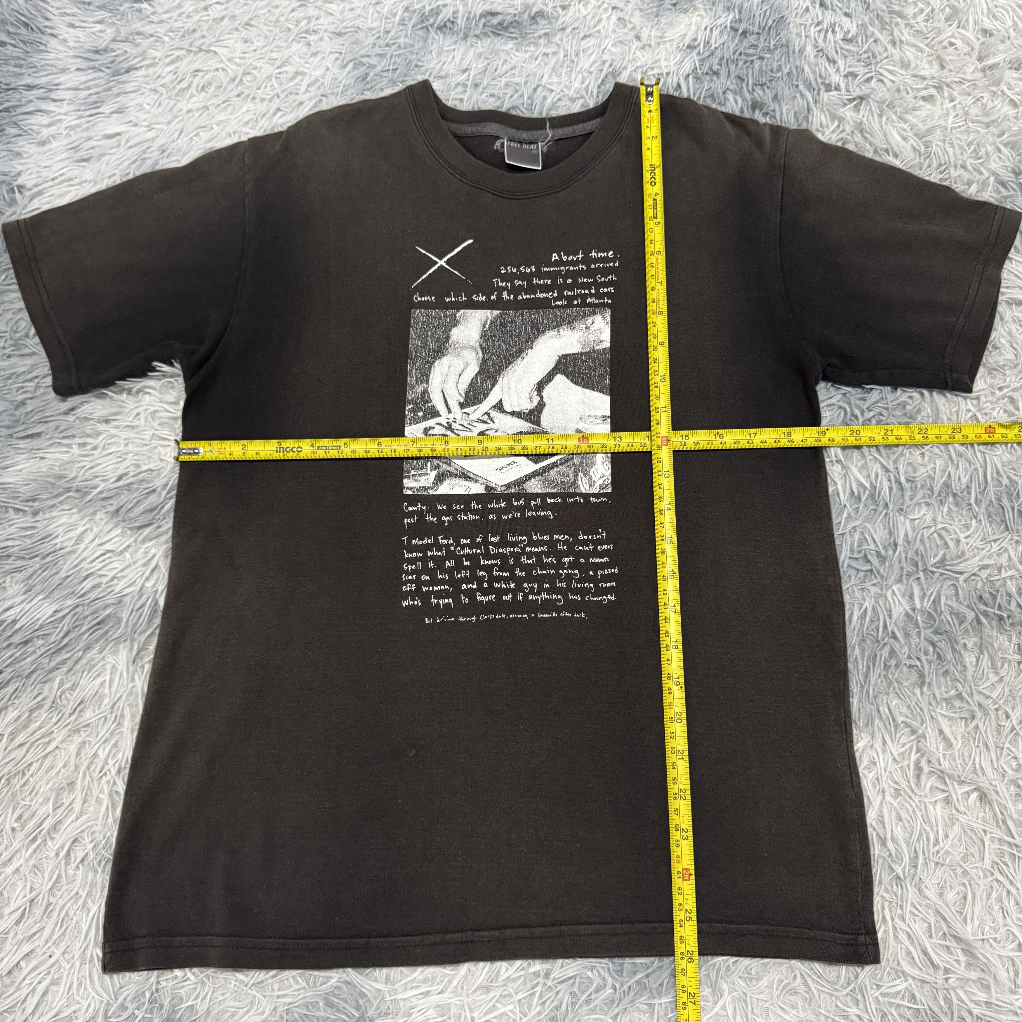 Japanese Brand Rare Vintage Japanese Brand Free Beat Sunfaded Tshirt Size US M / EU 48-50 / 2 - 5 Thumbnail