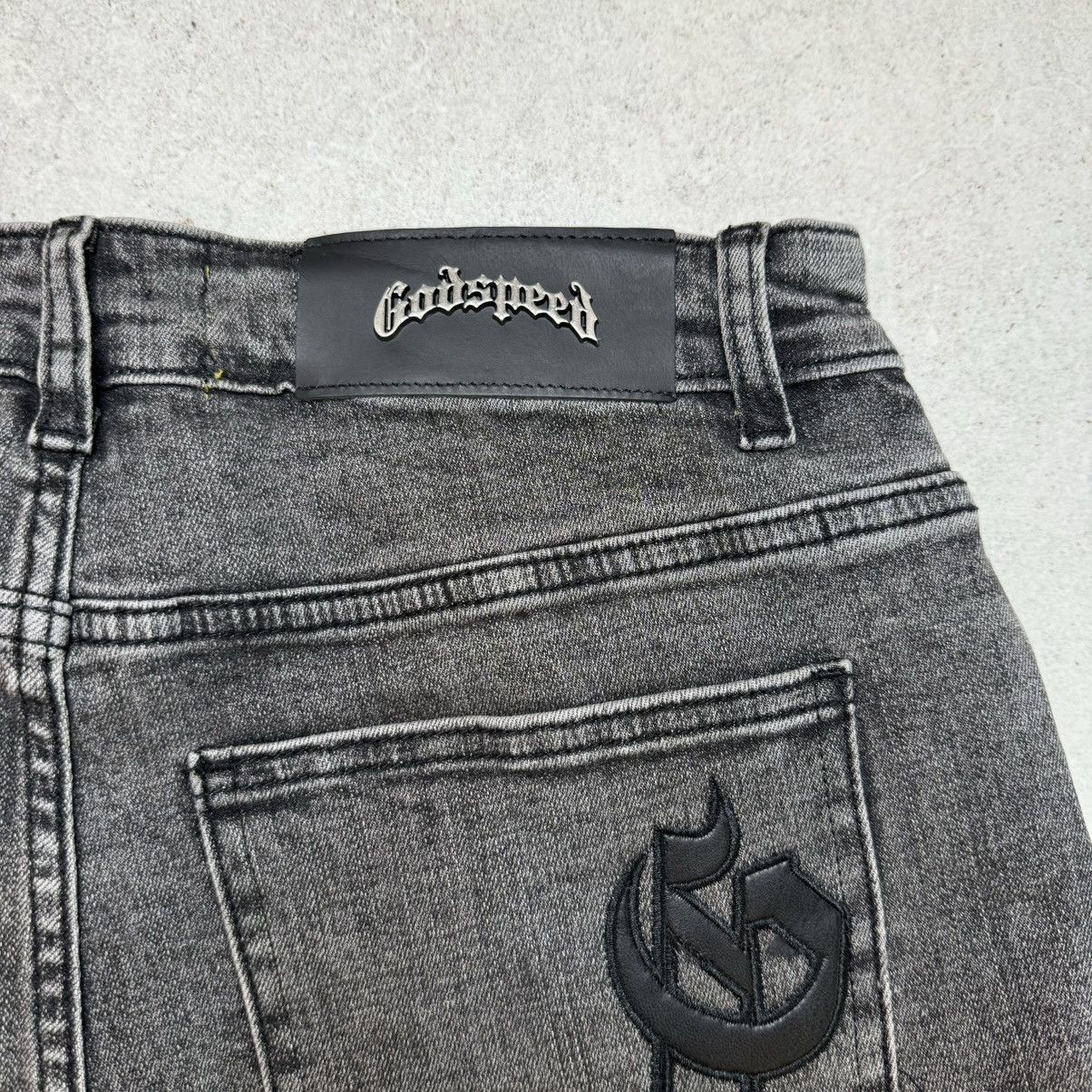 Godspeed Godspeed infinity denim shorts grey SIZE 34 Size US 34 / EU 50 - 7 Thumbnail