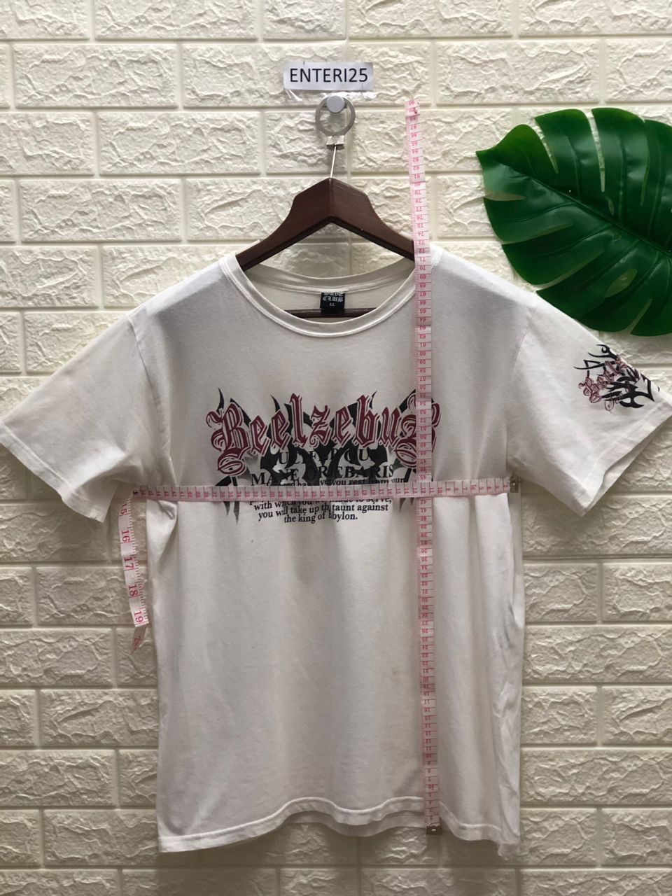 Band Tees Beelzebub Black Metal Live Tour Tees Size US L / EU 52-54 / 3 - 4 Thumbnail