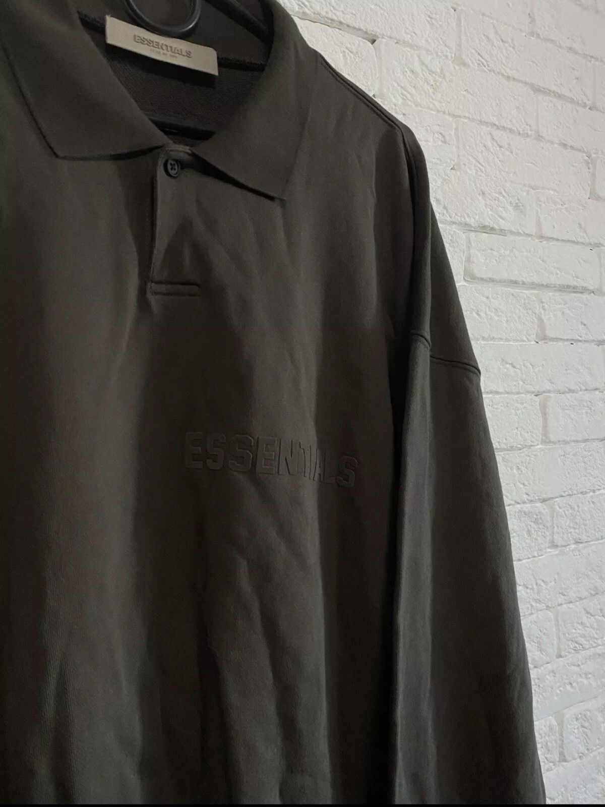 Fear of God Essentials Fear Of God Rugby Sweatshirt FOG Sz M Oversized Size US M / EU 48-50 / 2 - 2 Thumbnail