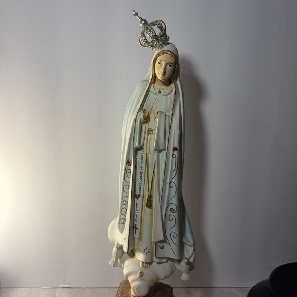 No Fear Fatima statue in hollow resin 85 cm hand painted edit Size 26 - 1 Thumbnail