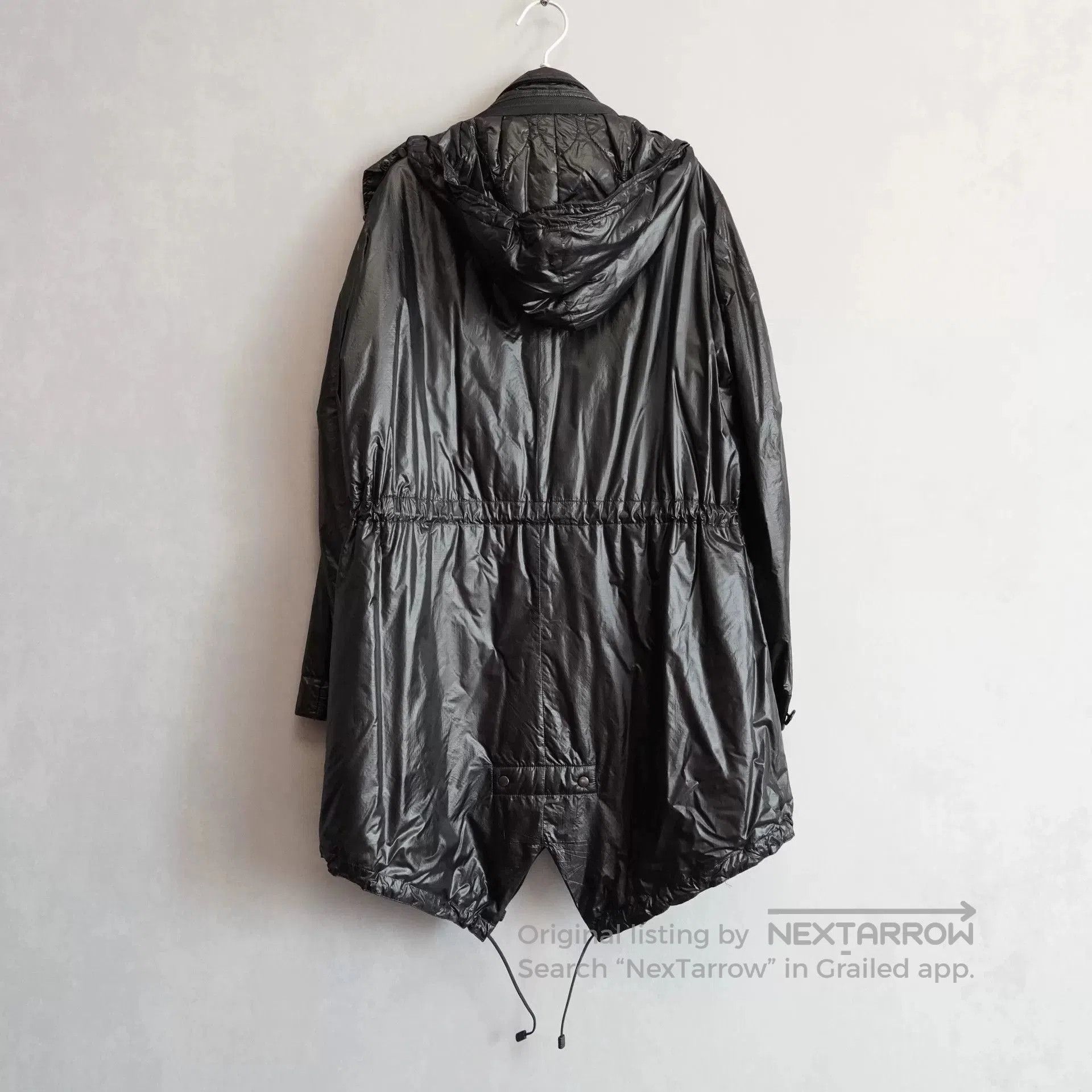 Yohji Yamamoto Yohji Yamamoto 13SS Nylon Fish Tail Coat. Size US S / EU 44-46 / 1 - 4 Thumbnail