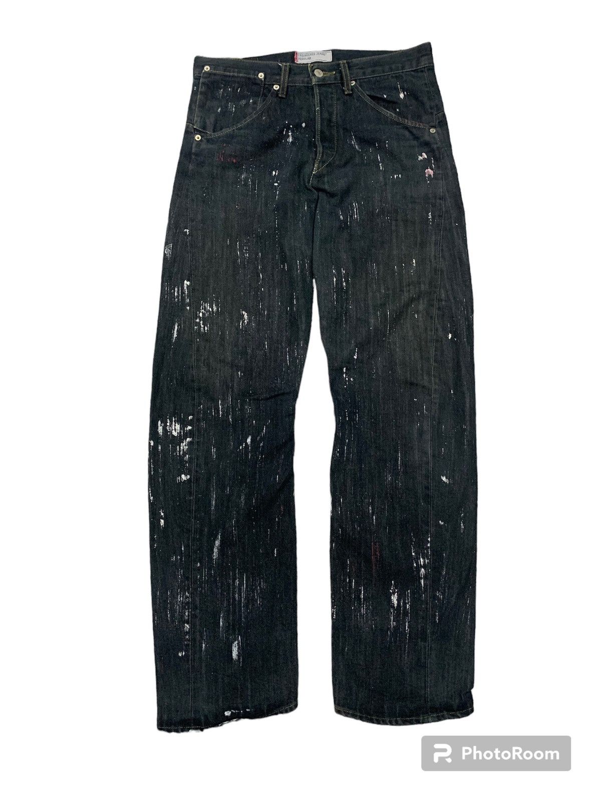Levi's 🔥FIRE PIEACE🔥VINTAGE LEVIS ENGINEERED JEANS SPLASH PAINTS Size US 32 / EU 48 - 1 Thumbnail