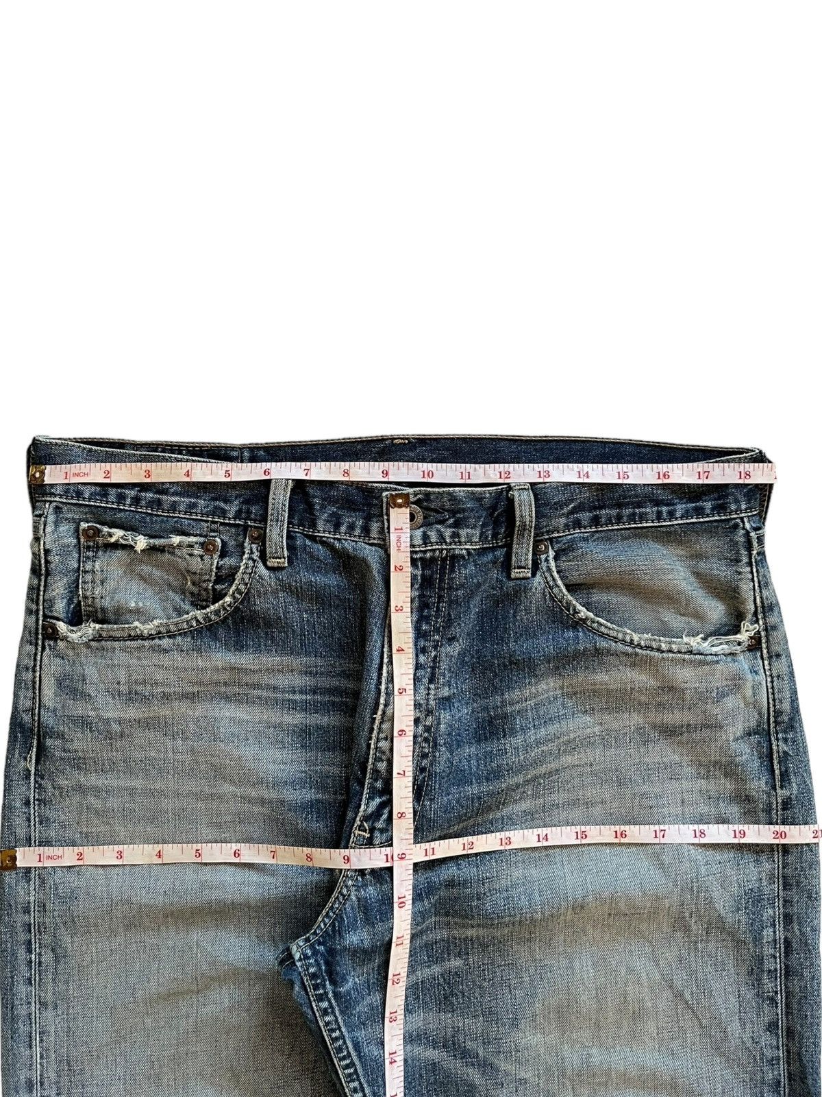 Levi's × Levi's Vintage Clothing Vintage 90s Levis 503 Mud Wash Distressed Baggy Jeans Size US 37 - 11 Thumbnail