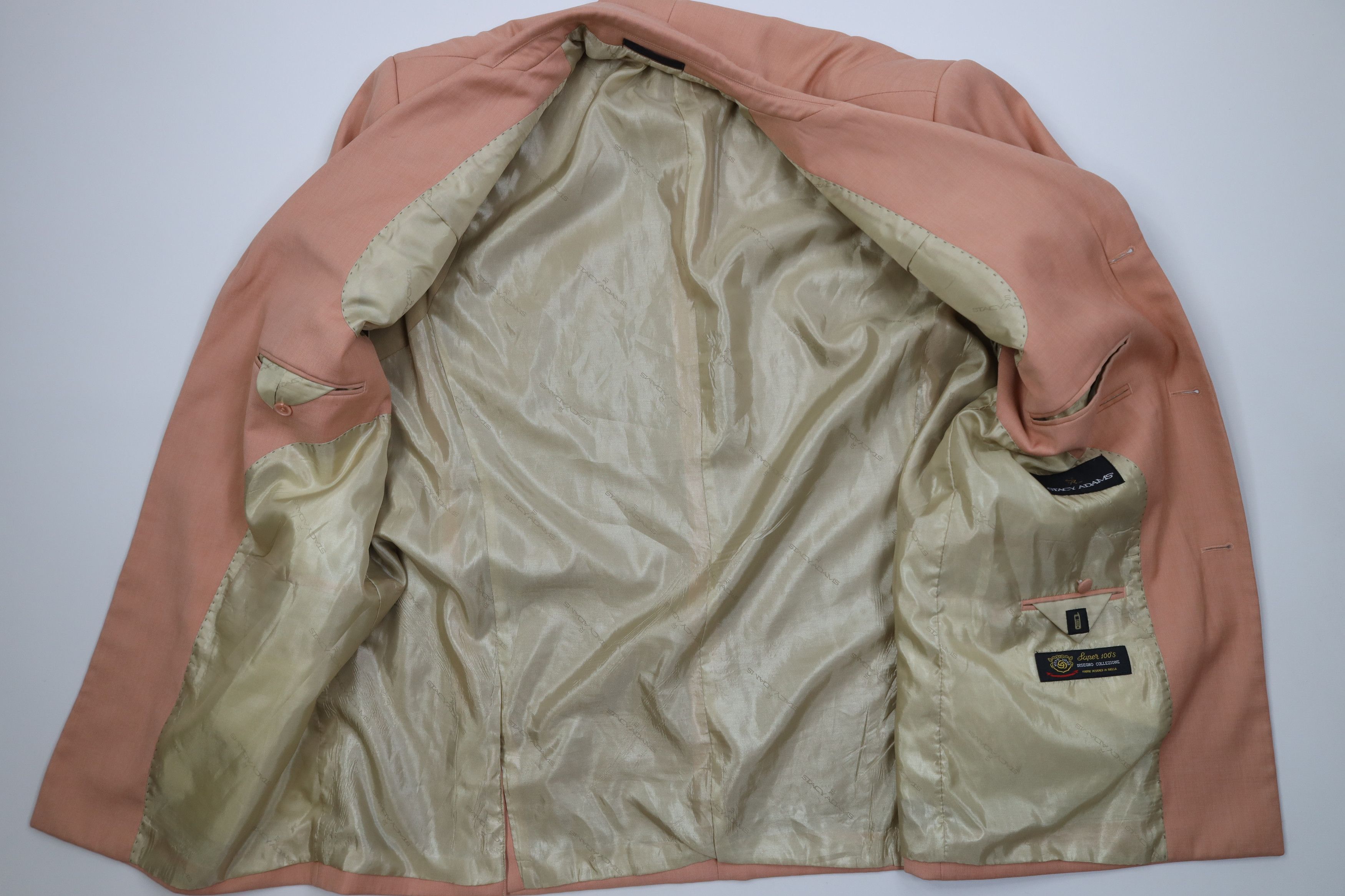 Vintage Vintage 90s Streetwear 2 Piece Rayon Gabardine Suit Size 46R - 8 Thumbnail