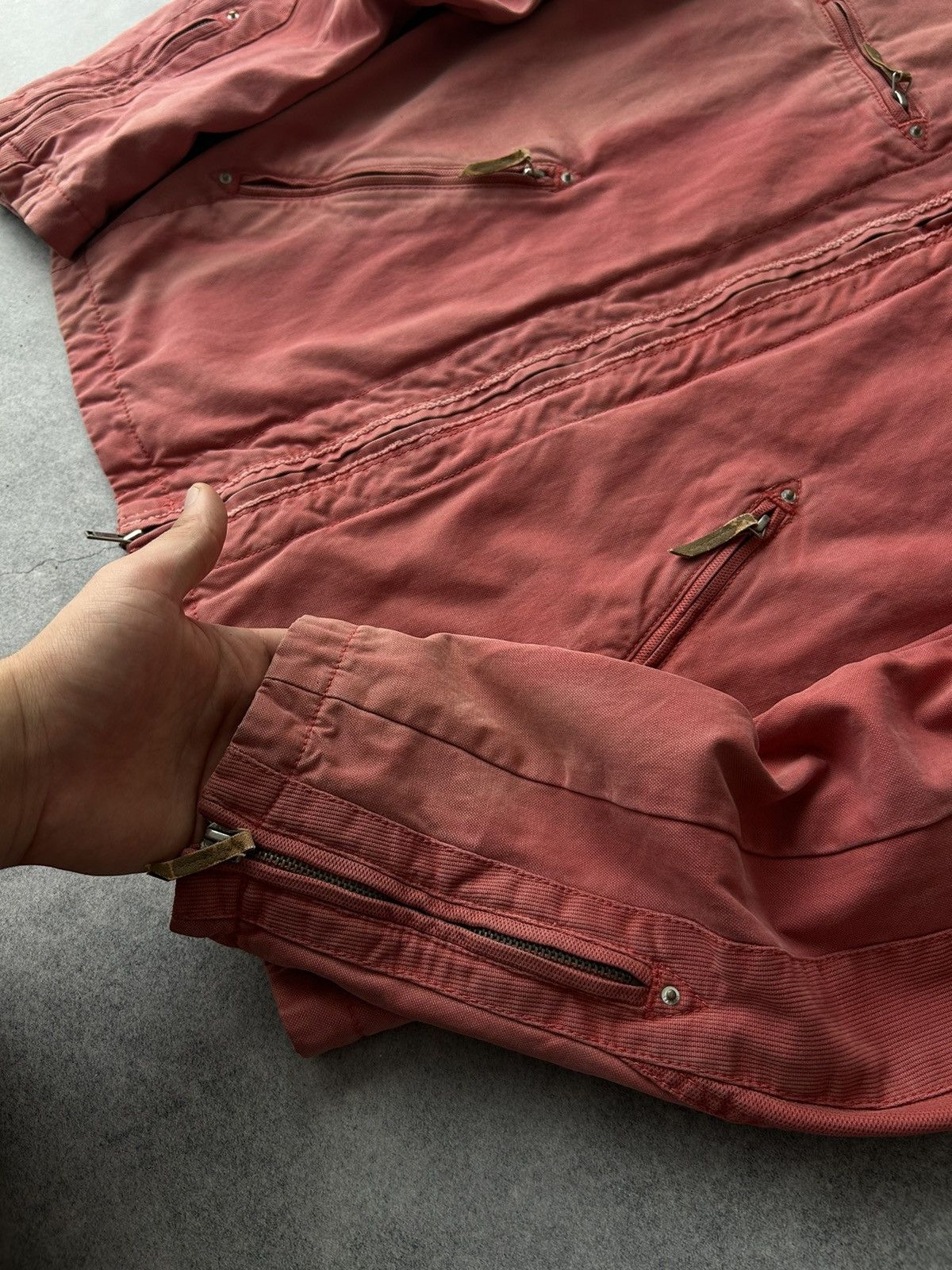 Diesel Vintage Diesel Mixed colour biker jacket mens 🥩🥩🥩 Size US XL / EU 56 / 4 - 5 Thumbnail