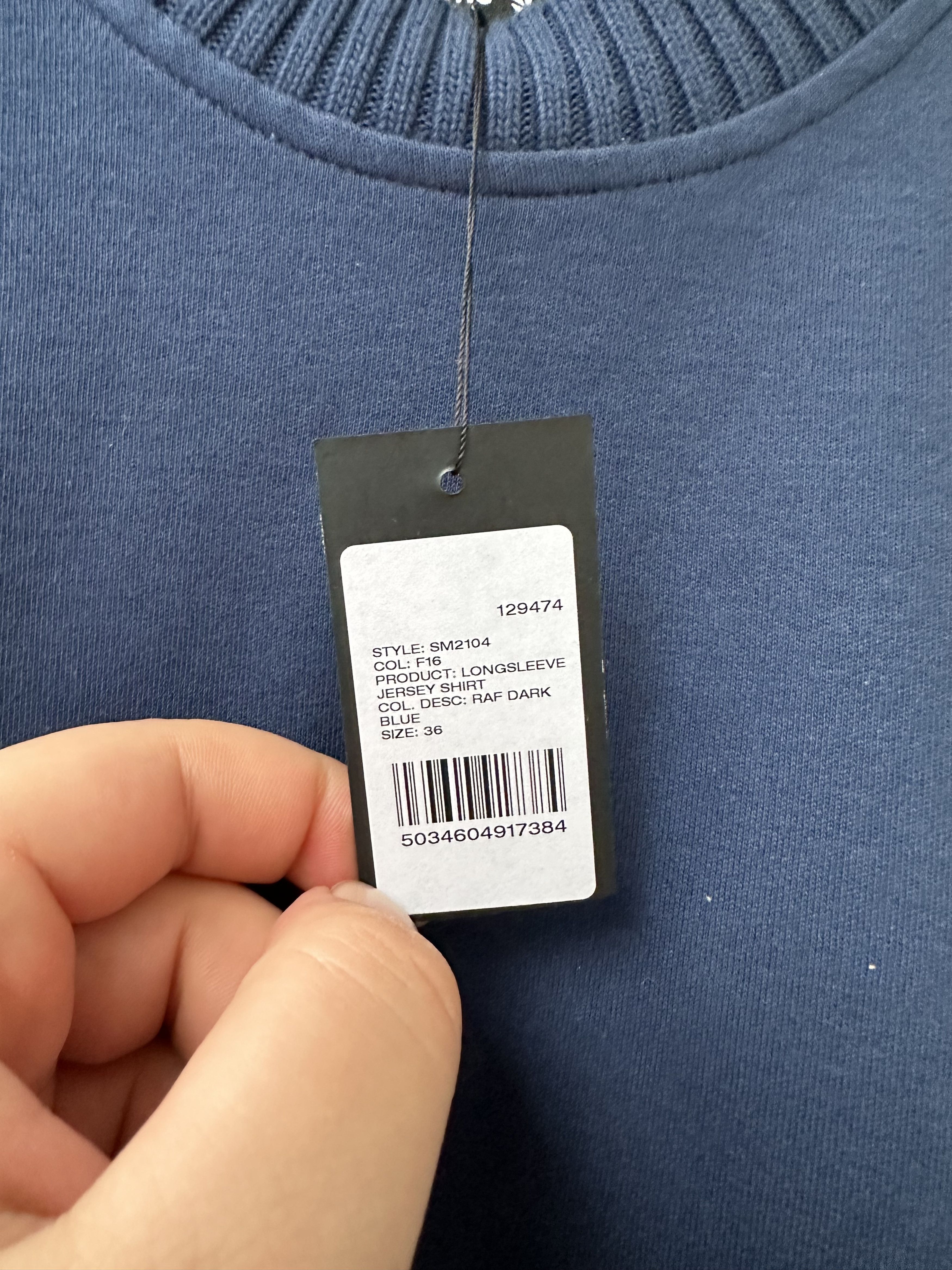 Fred Perry × Raf Simons BNWT LONG SLEEVE PATCH LOGO TEE Size US S / EU 44-46 / 1 - 5 Thumbnail