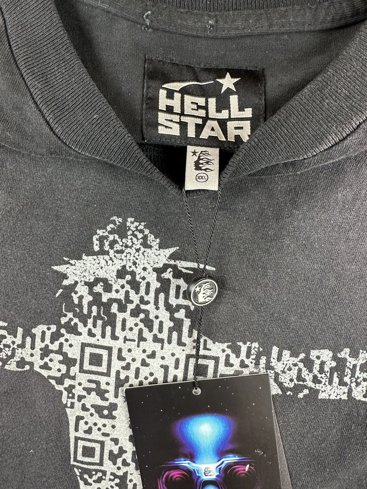 HELLSTAR Hellstar QR Code Long Sleeve T-shirt Size US XXL / EU 58 / 5 - 5 Thumbnail