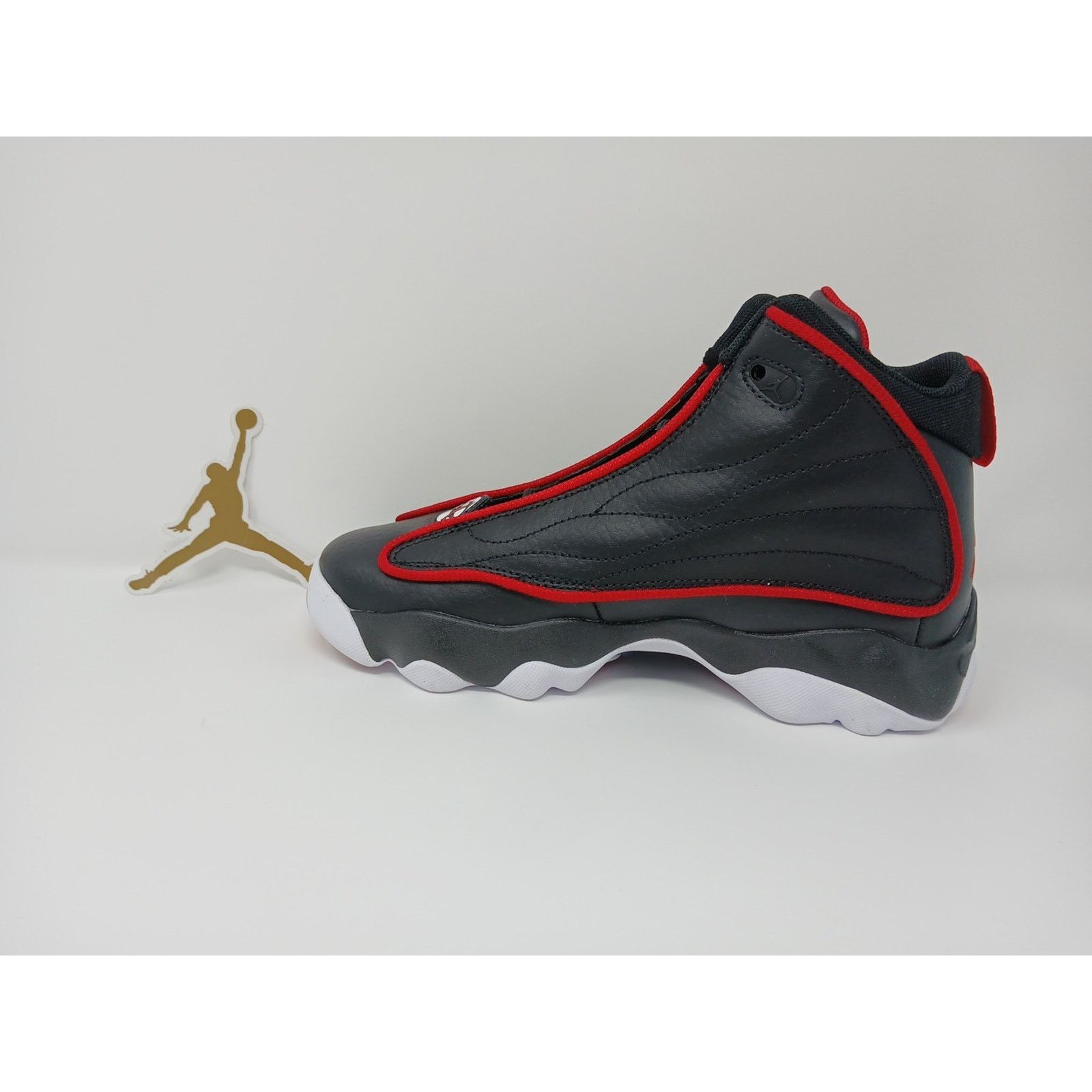 Jordan Brand Air Jordan Pro Strong Bred Black Sneakers, Size 5Y / 6.5W Size US 5 / EU 37 - 12 Thumbnail