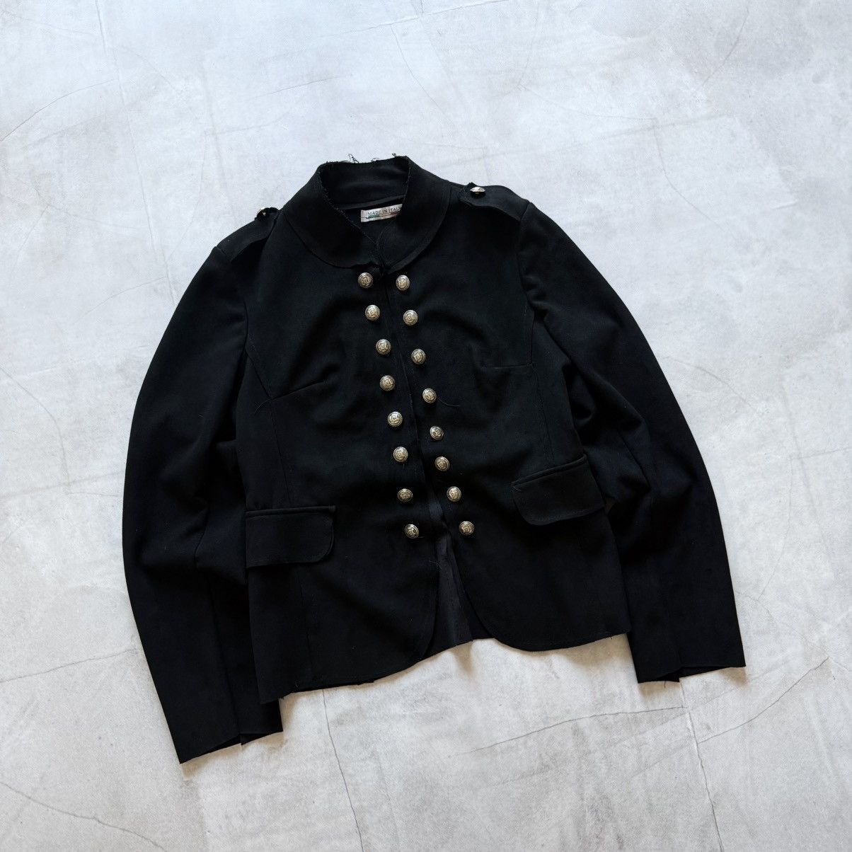 Hysteric Glamour × Undercover 00s Napoleon Military Jacket Punk Japan PPFM Balmain Vibe Size S / US 4 / IT 40 - 1 Thumbnail