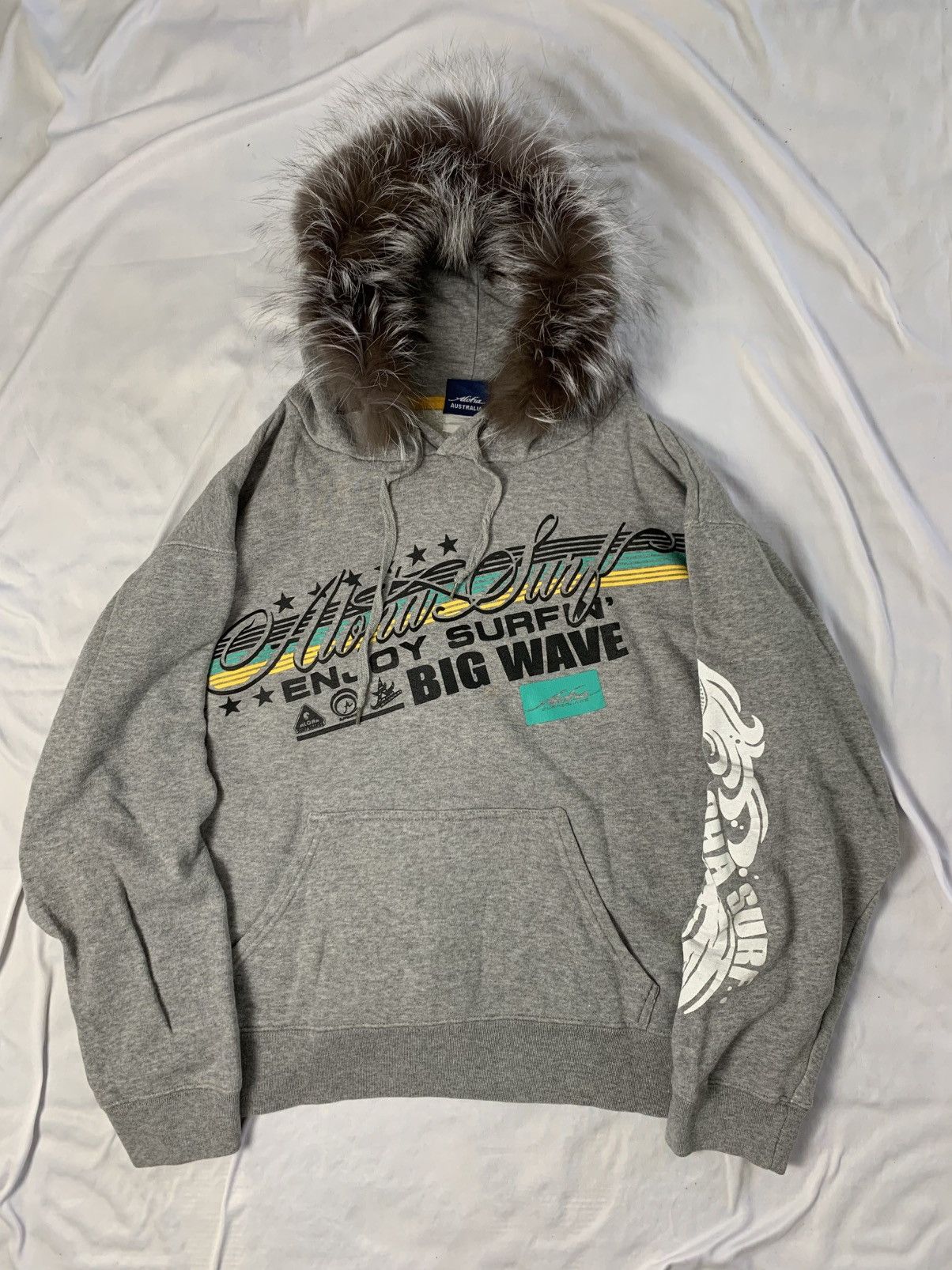 Le Grande Bleu (L.G.B.) Fur hoodie japanese style aloha surf vkei unfefined ifsx Size US M / EU 48-50 / 2 - 2 Thumbnail