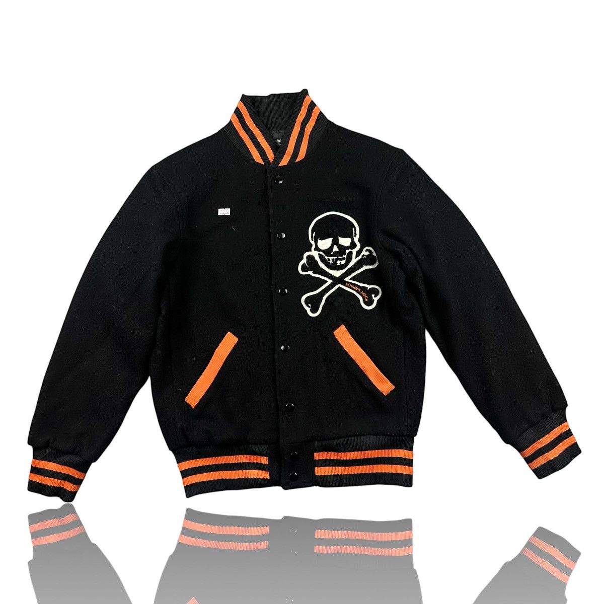Japanese Brand 🔥RARE🔥Super Lovers Bomber/Jacket SpellOut BigLogo Embroidery Size US XS / EU 42 / 0 - 2 Thumbnail