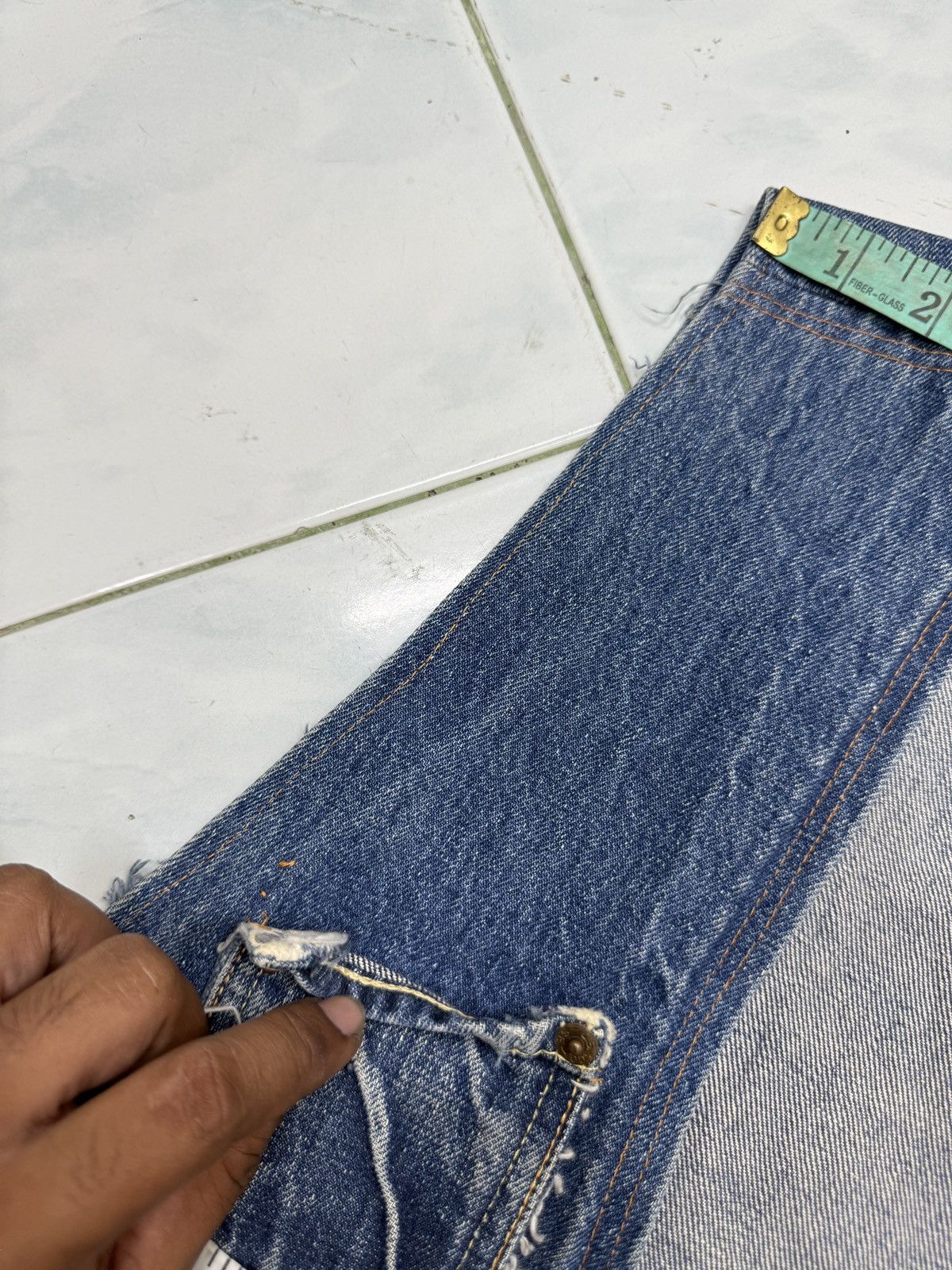 Handmade 🔥🔥🔥ARCHIVE HANDMADE CUSTOM DENIM VEST Size US S / EU 44-46 / 1 - 15 Thumbnail