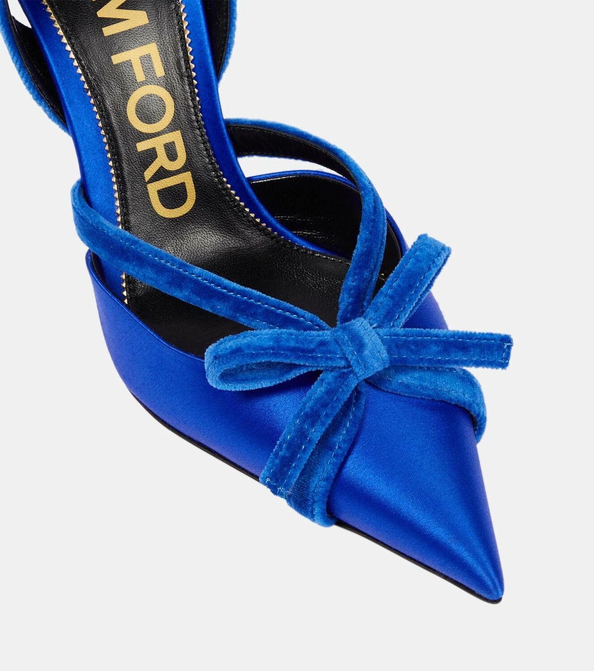 Tom Ford o1y0126 Slingback Pumps in Bright Blue Size US 7 / IT 37 - 3 Thumbnail