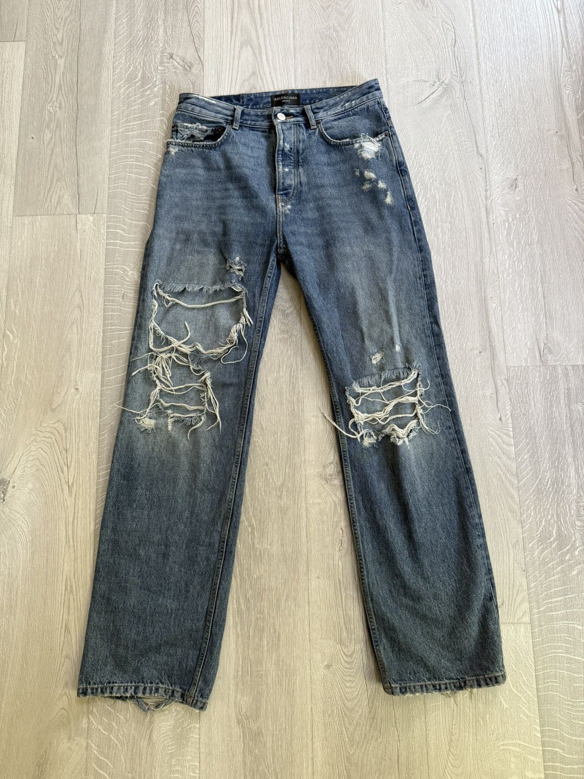 Balenciaga Balenciaga Medium fit denim Size US 30 / EU 46 - 1 Thumbnail
