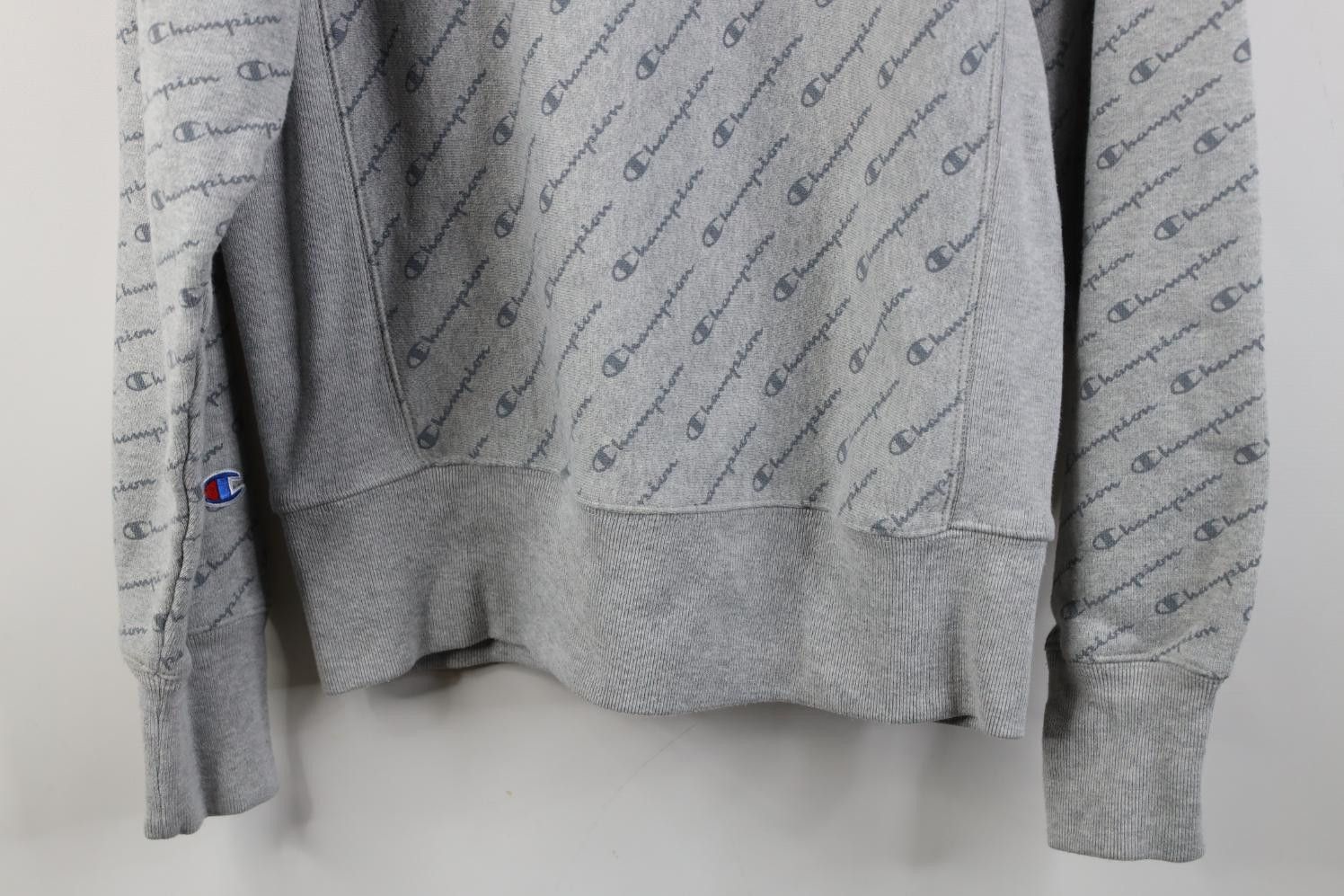 Champion Y2K Champion Reverse Weave Print Crewneck Sweatshirt Gray Size US S / EU 44-46 / 1 - 14 Thumbnail